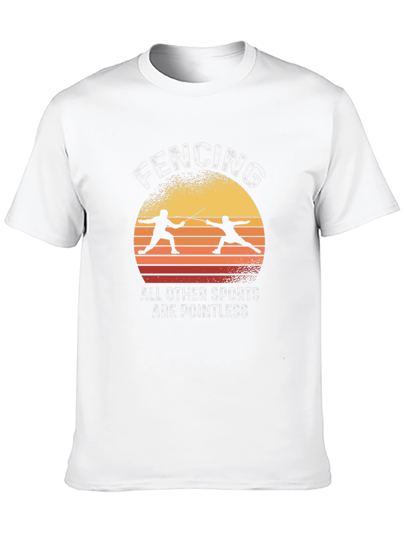 Fencing Pointless Sports Graphic T-Shirt