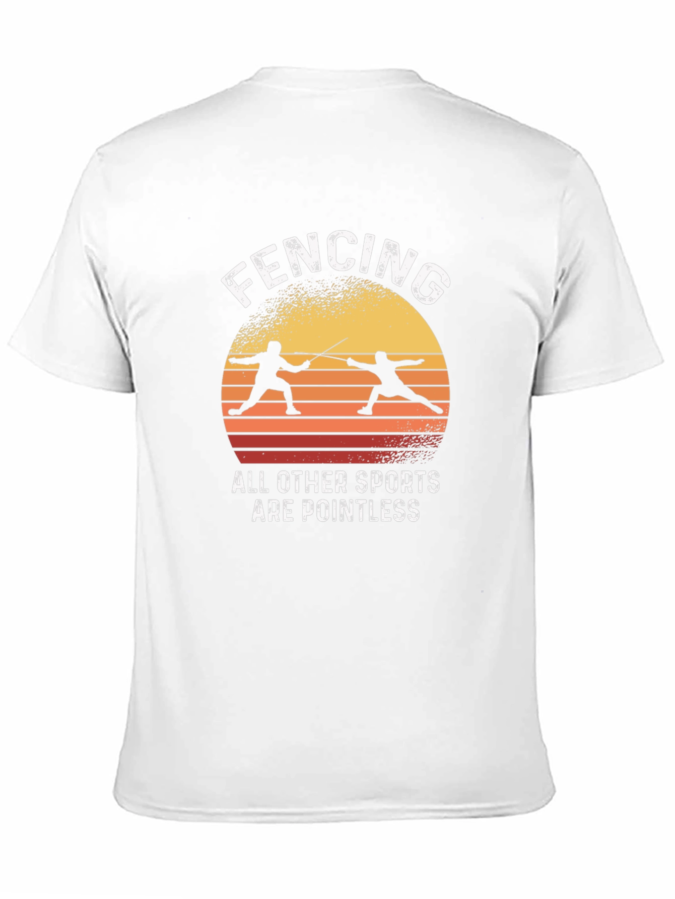 Fencing Pointless Sports Graphic T-Shirt