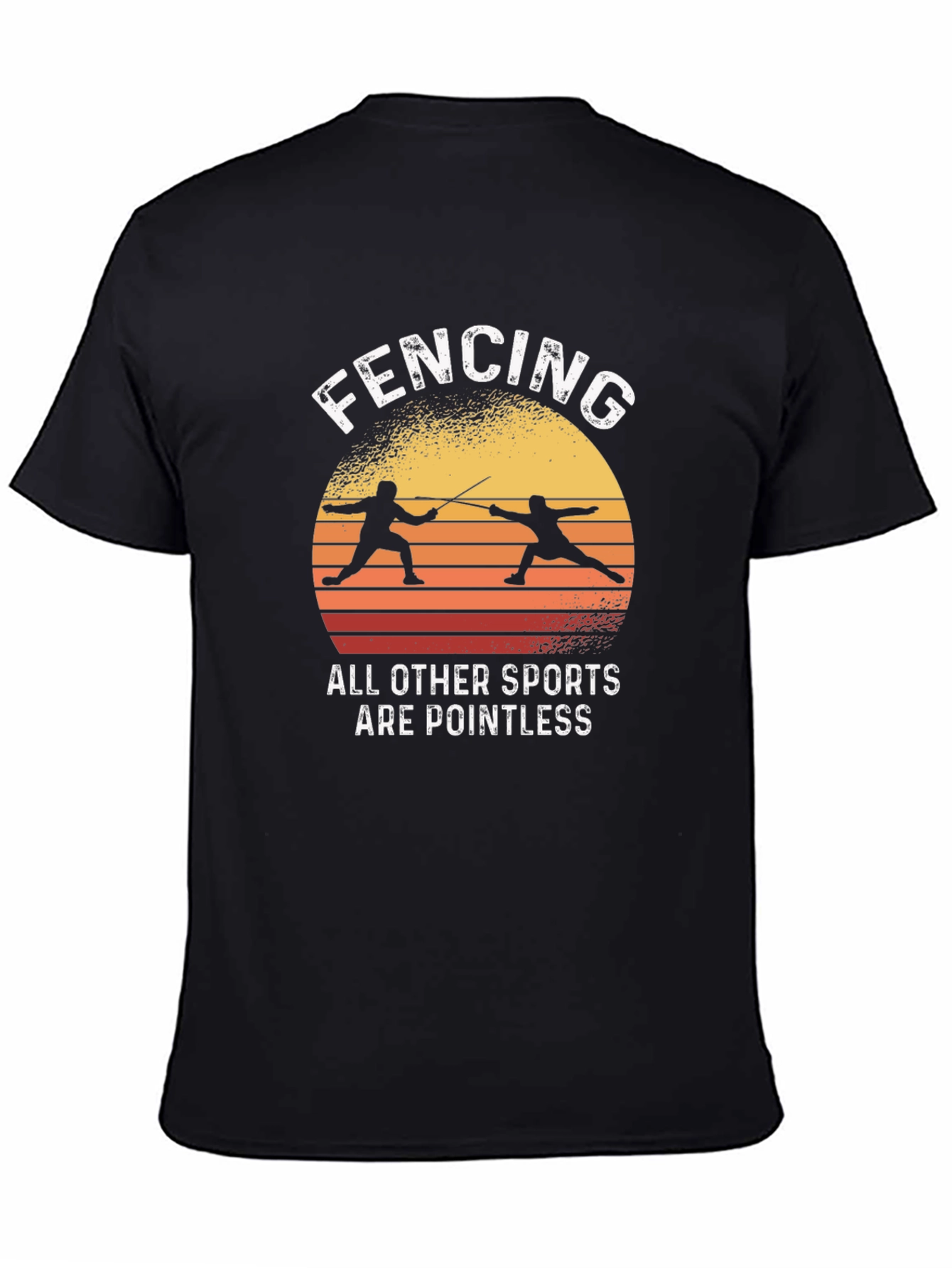 Fencing Pointless Sports Graphic T-Shirt