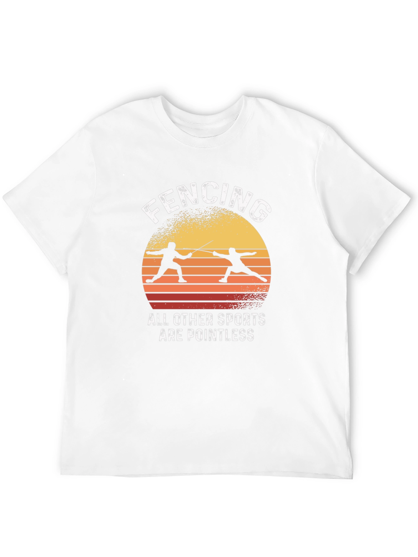 Fencing Pointless Sports Graphic T-Shirt