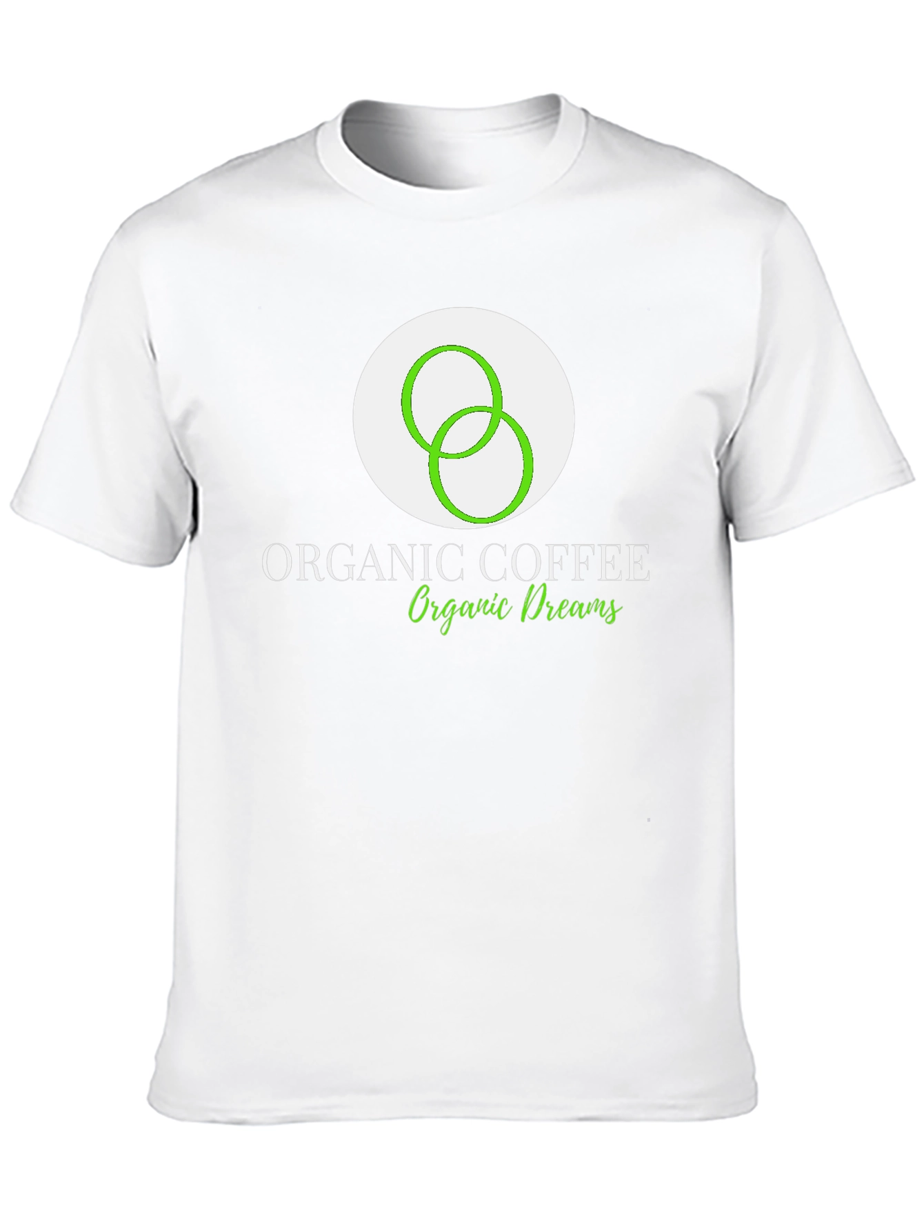 Organic Coffee Dreams Black T-Shirt