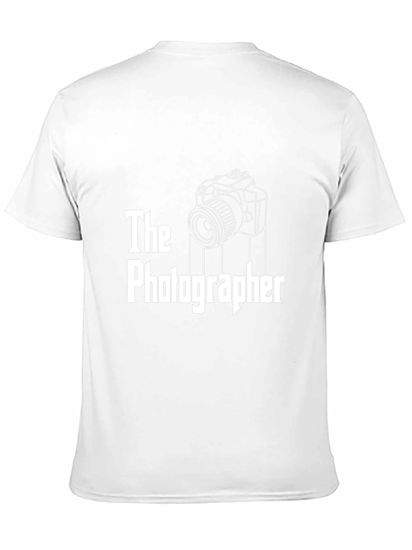 The Photographer T-Shirt - Camera Graphic Tee - Black