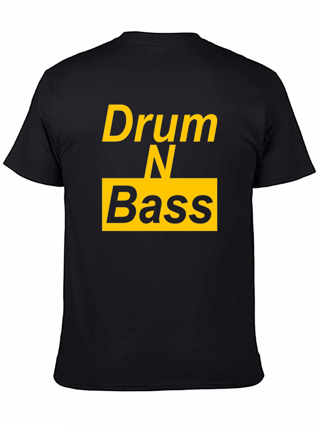 Drum N Bass Black T-Shirt - Music Lovers Tee