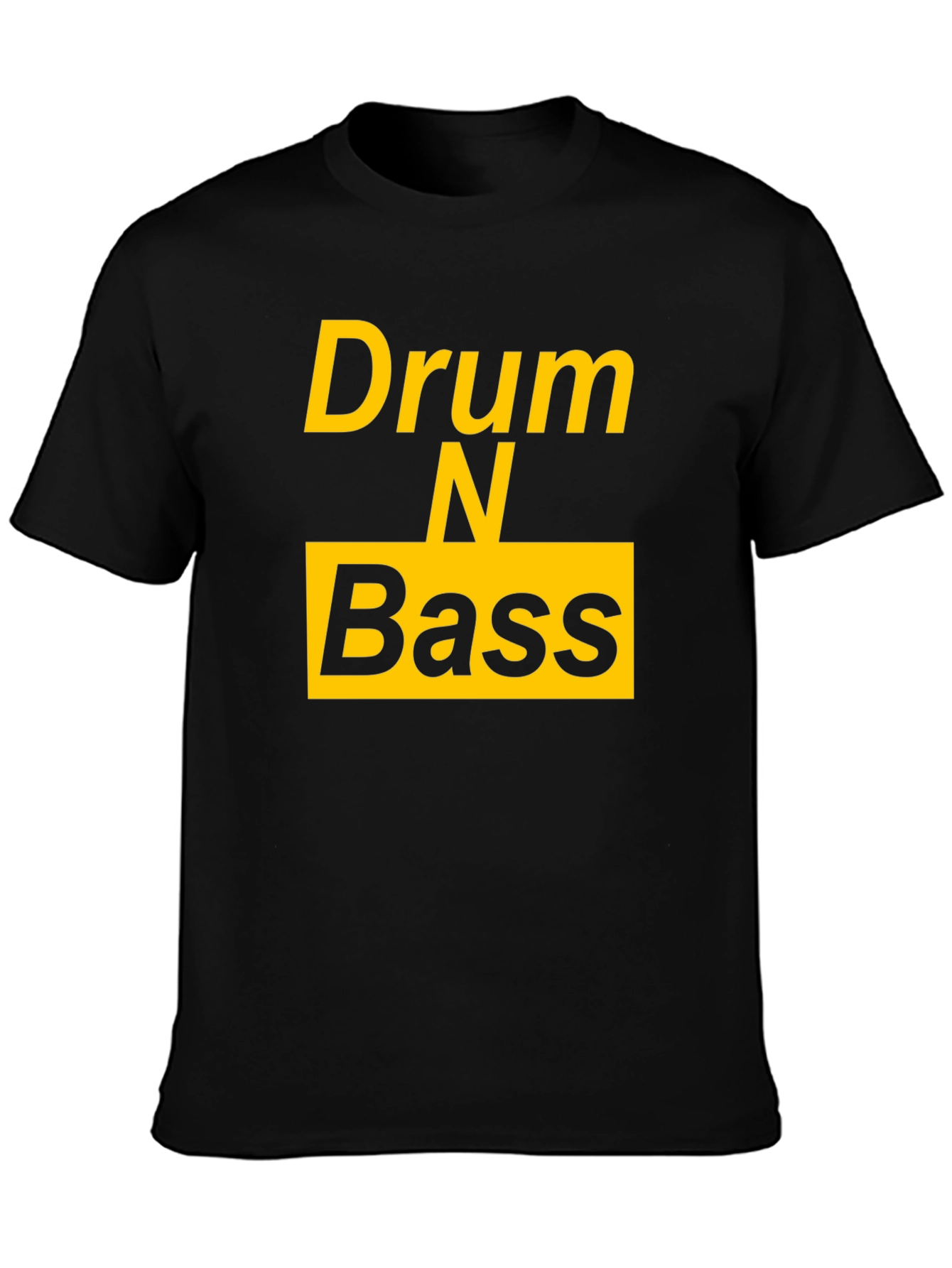 Drum N Bass Black T-Shirt - Music Lovers Tee