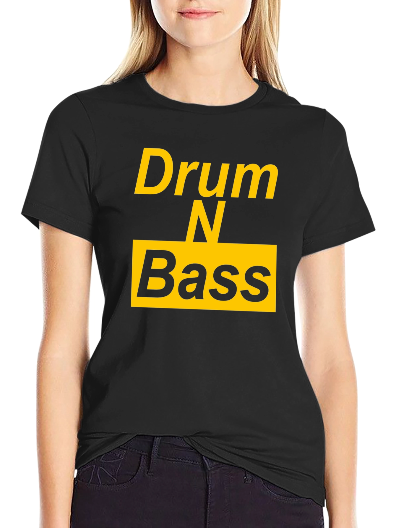 Drum N Bass Black T-Shirt - Music Lovers Tee