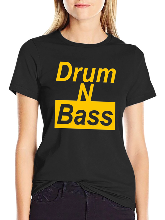 Drum N Bass Black T-Shirt - Music Lovers Tee