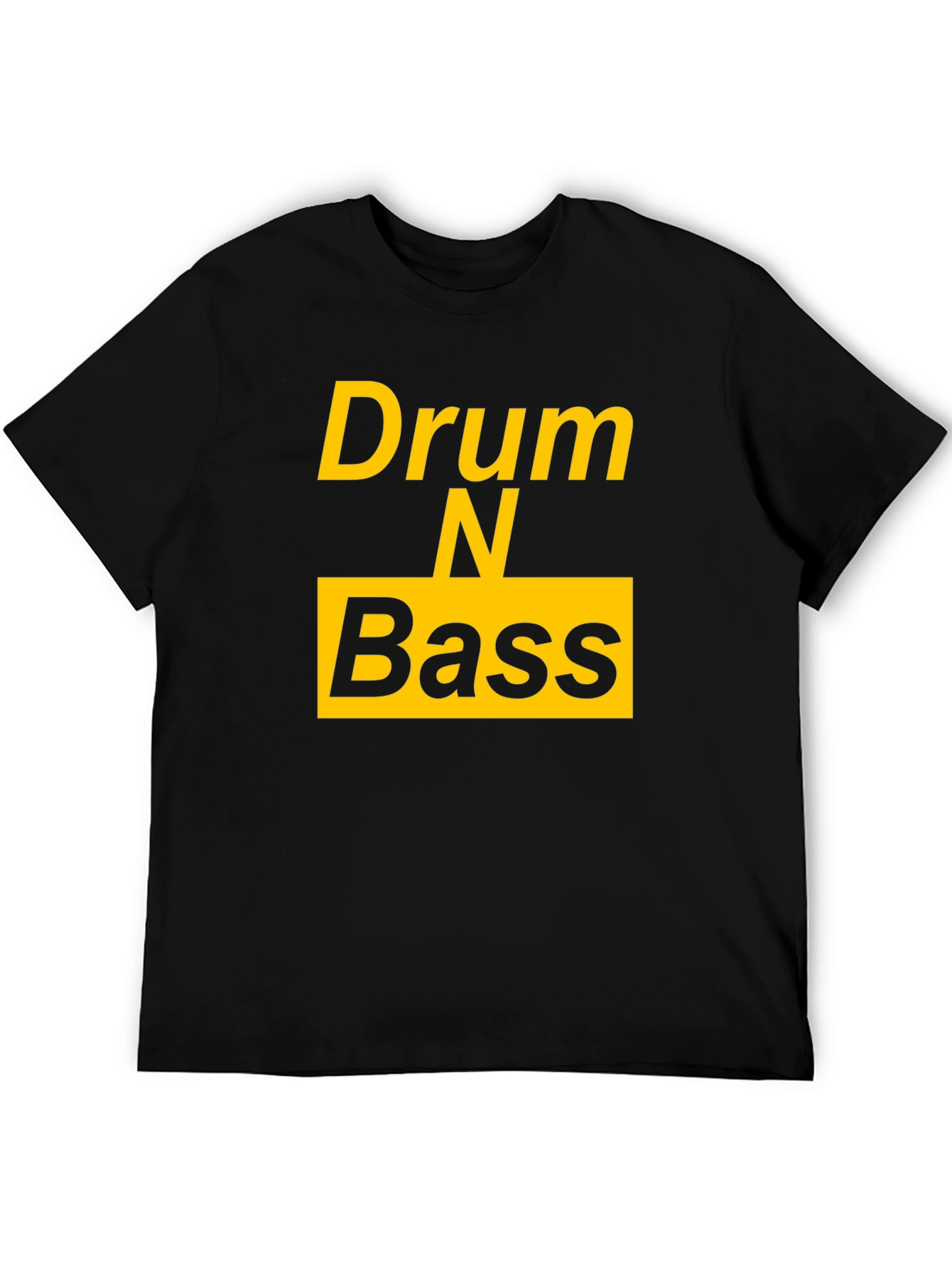 Drum N Bass Black T-Shirt - Music Lovers Tee