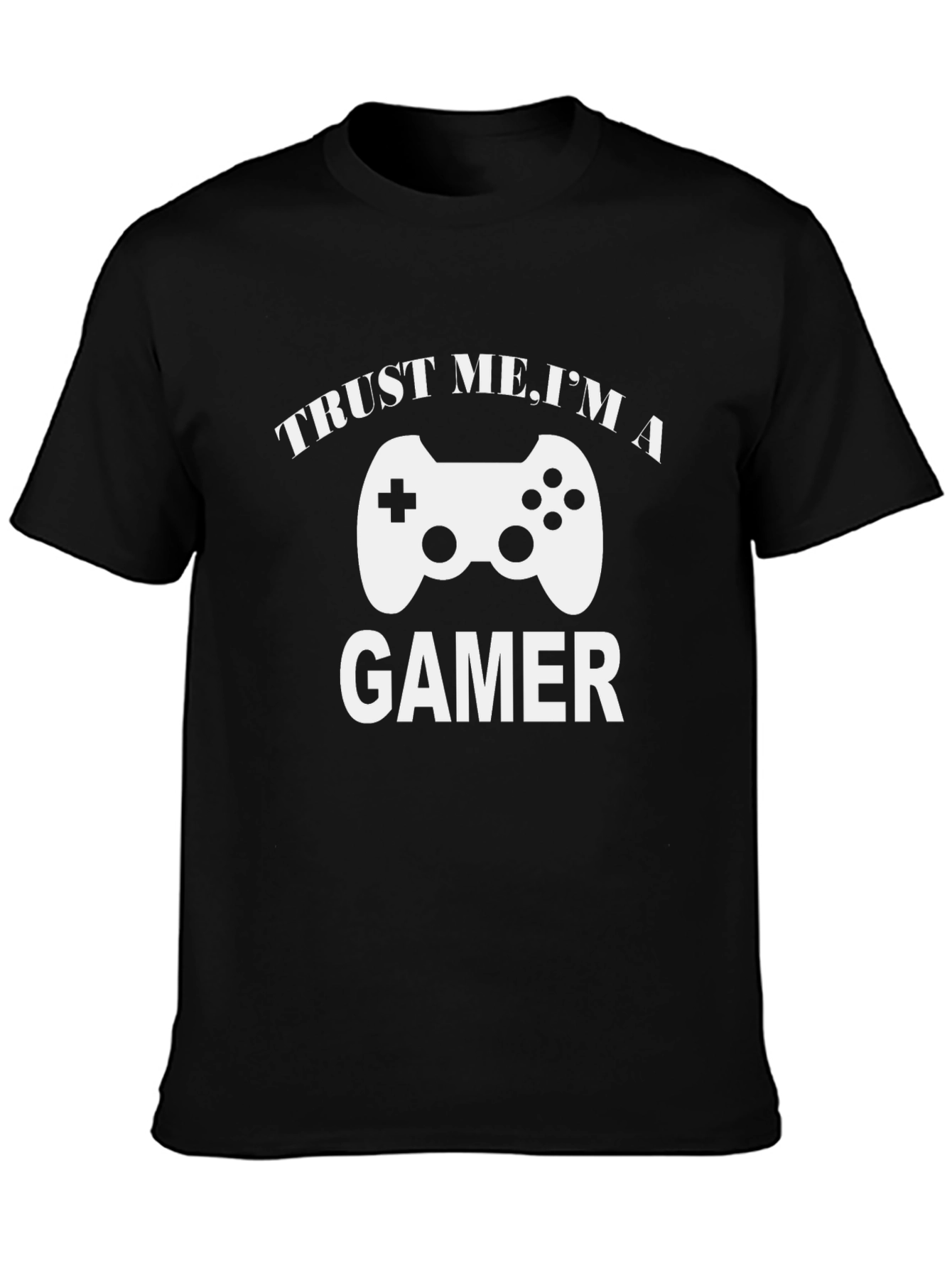 Trust Me Im A Gamer Black T-Shirt