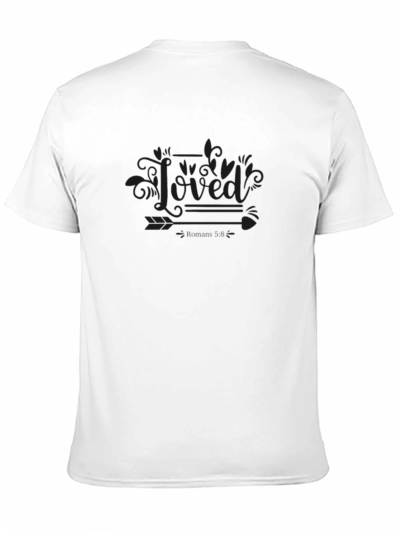 Loved Graphic Black T-Shirt