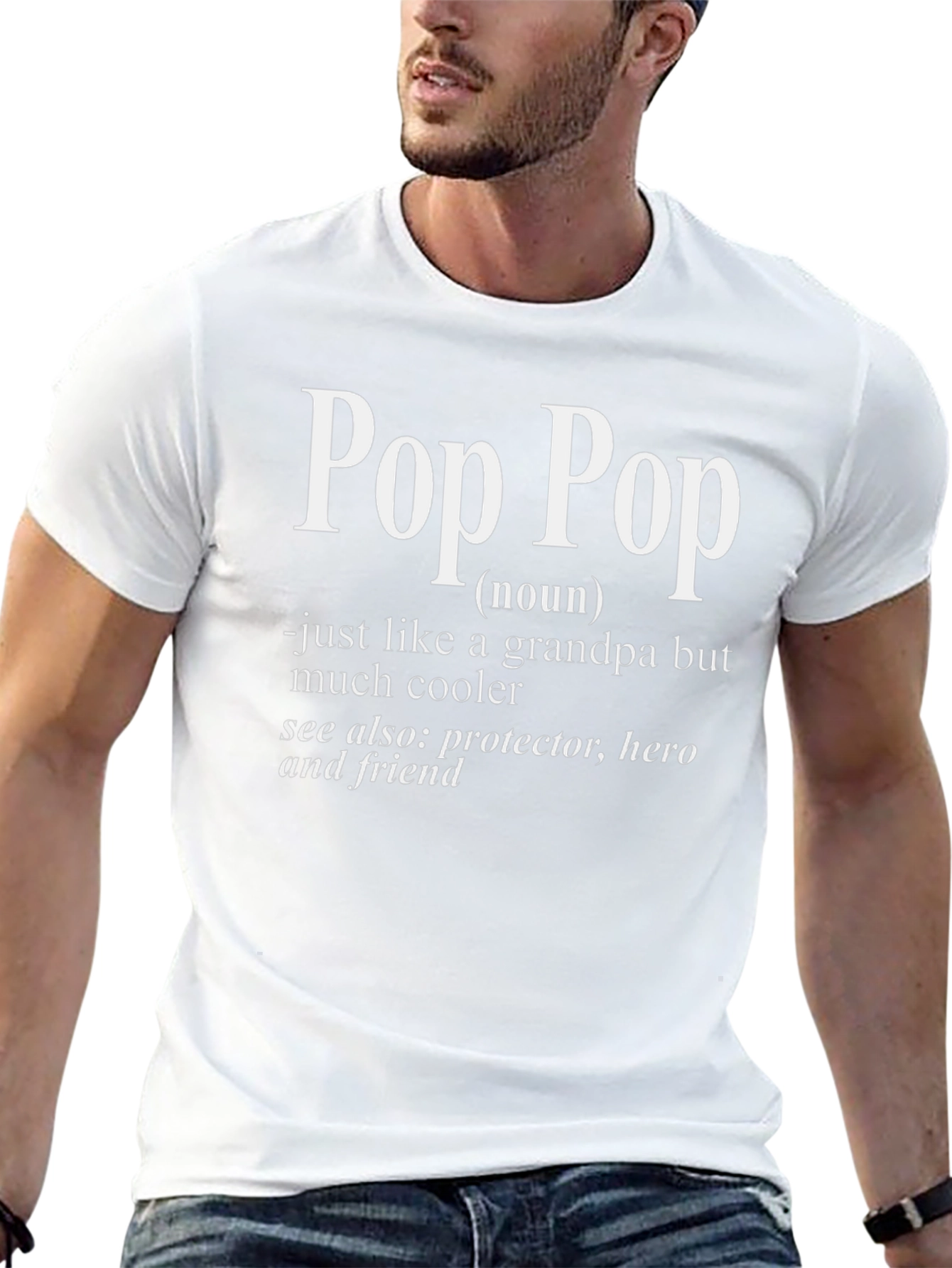 Pop Pop Definition T-Shirt - Cool Grandpa Tee