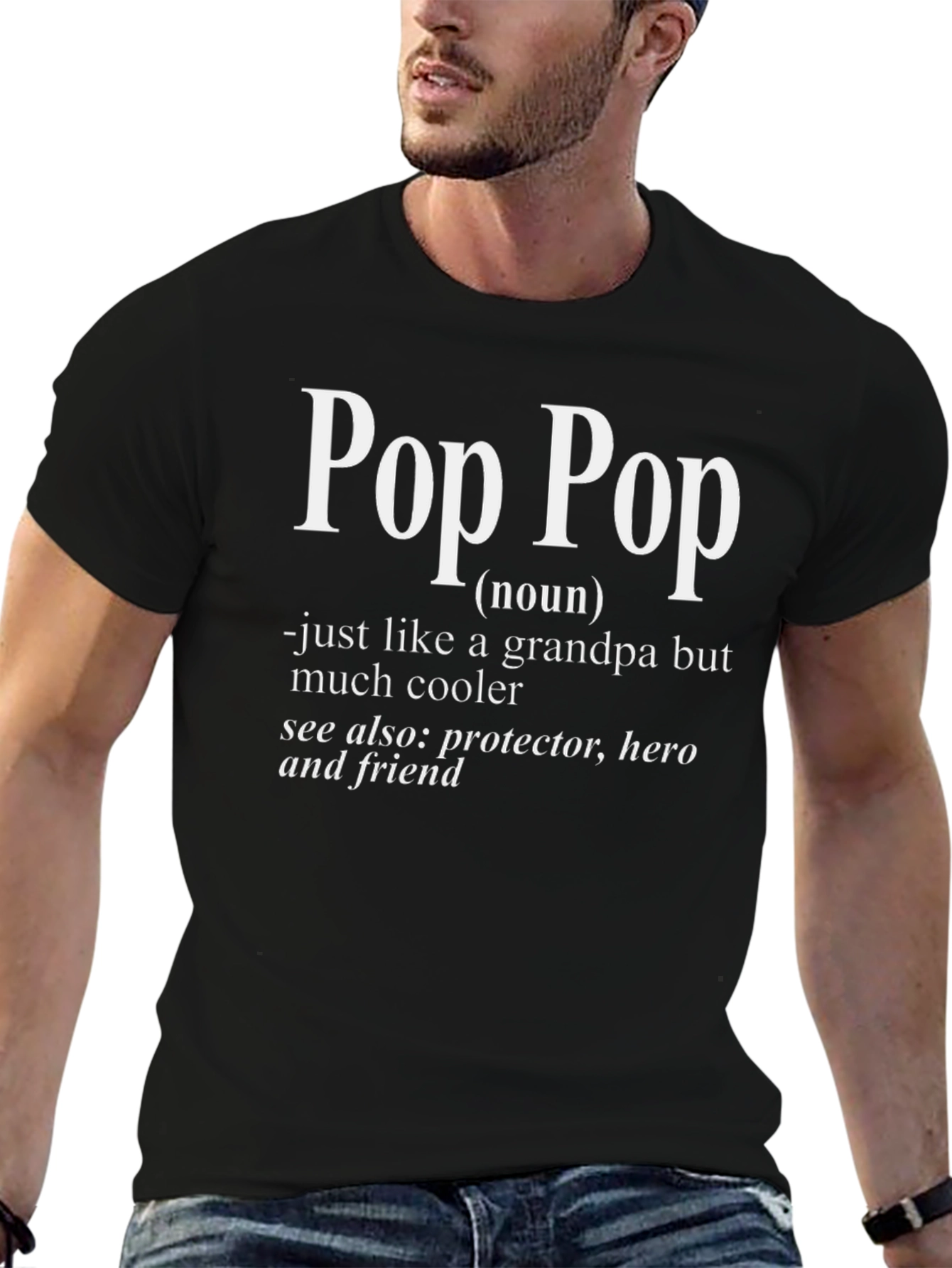 Pop Pop Definition T-Shirt - Cool Grandpa Tee