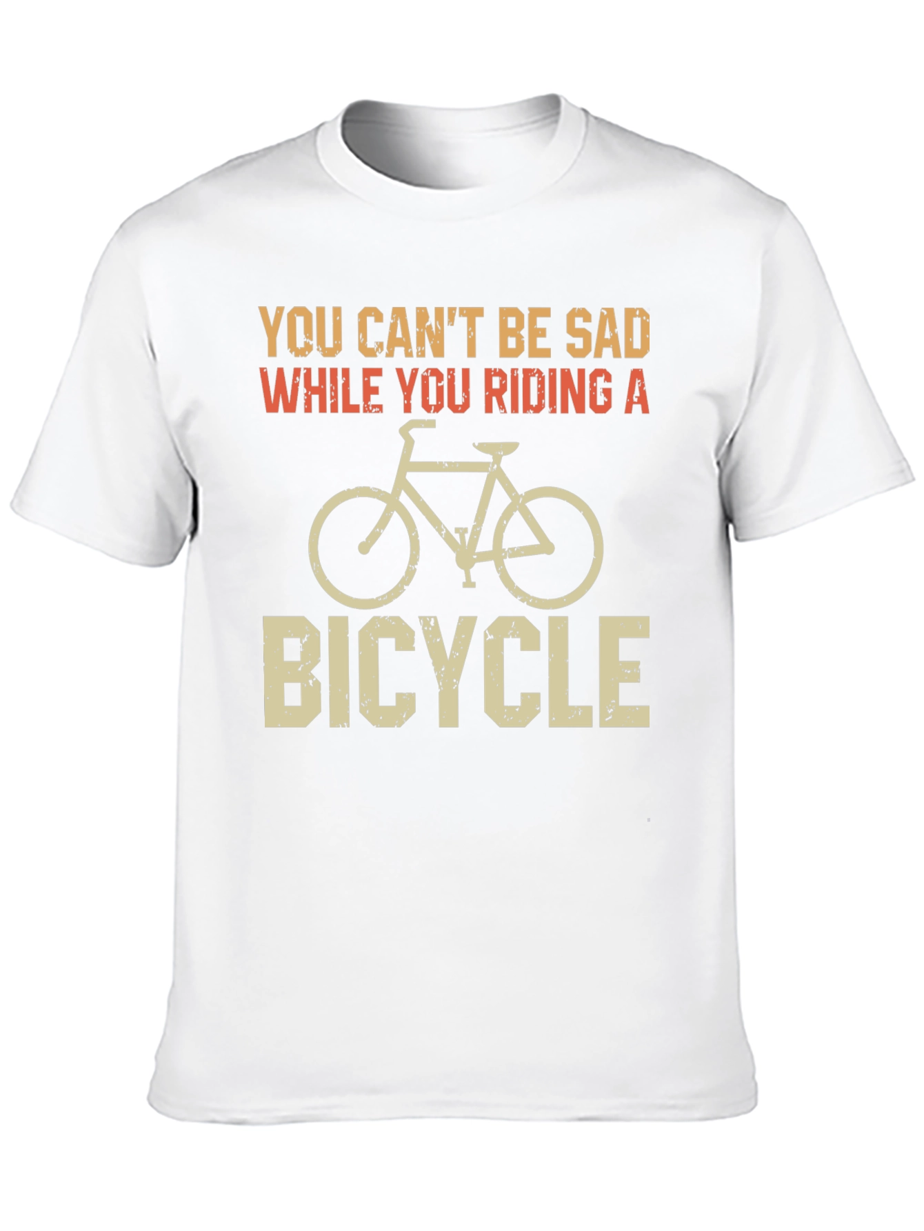 Funny Bicycle T-Shirt - Riding Happiness