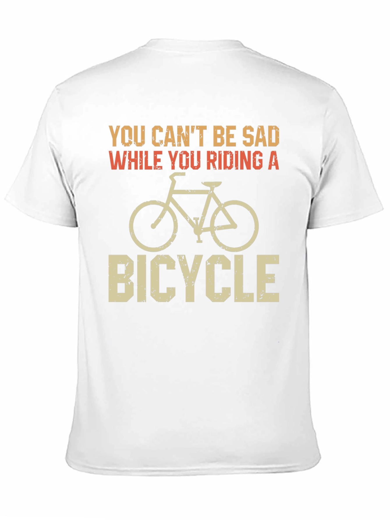 Funny Bicycle T-Shirt - Riding Happiness