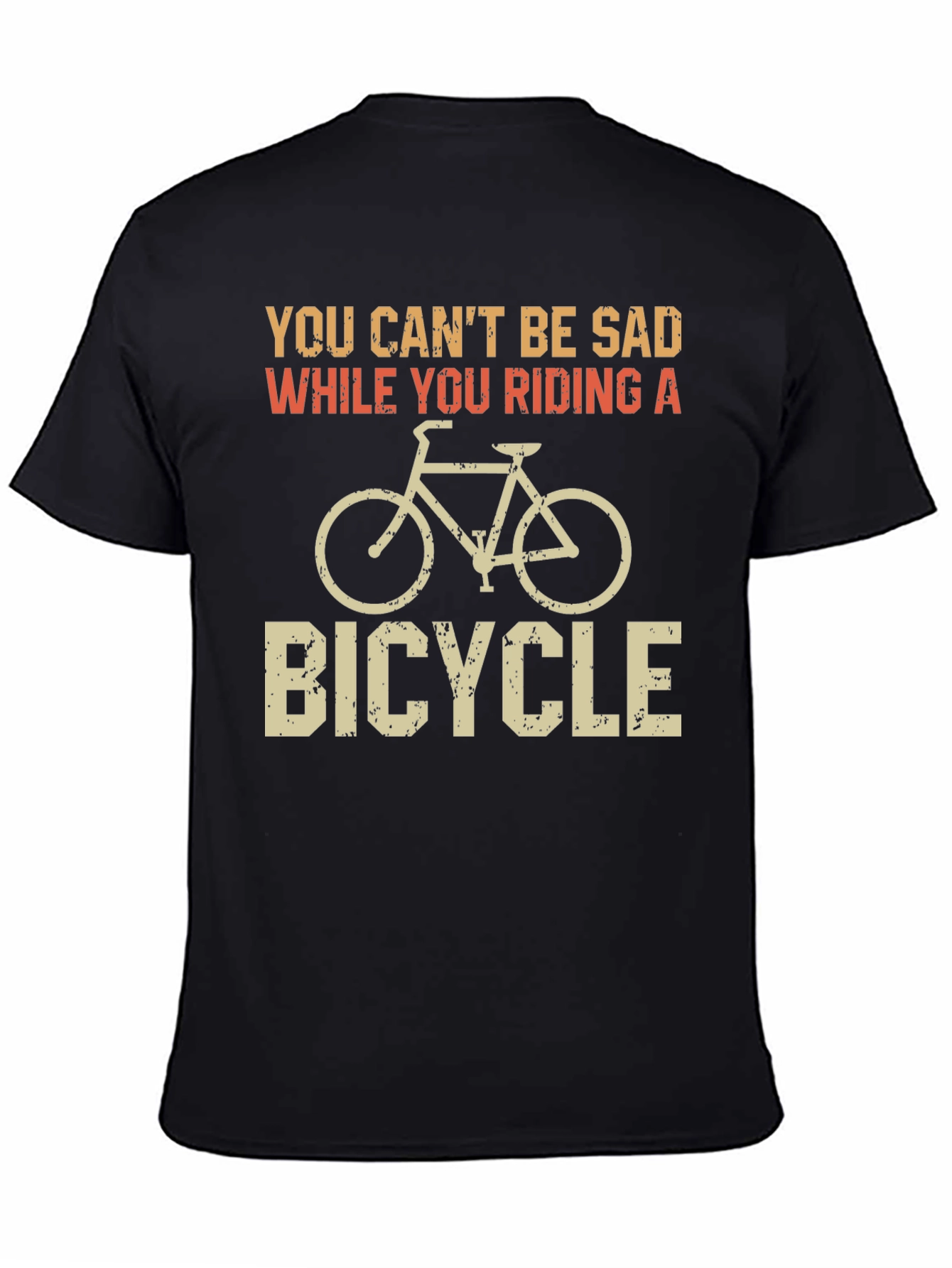 Funny Bicycle T-Shirt - Riding Happiness