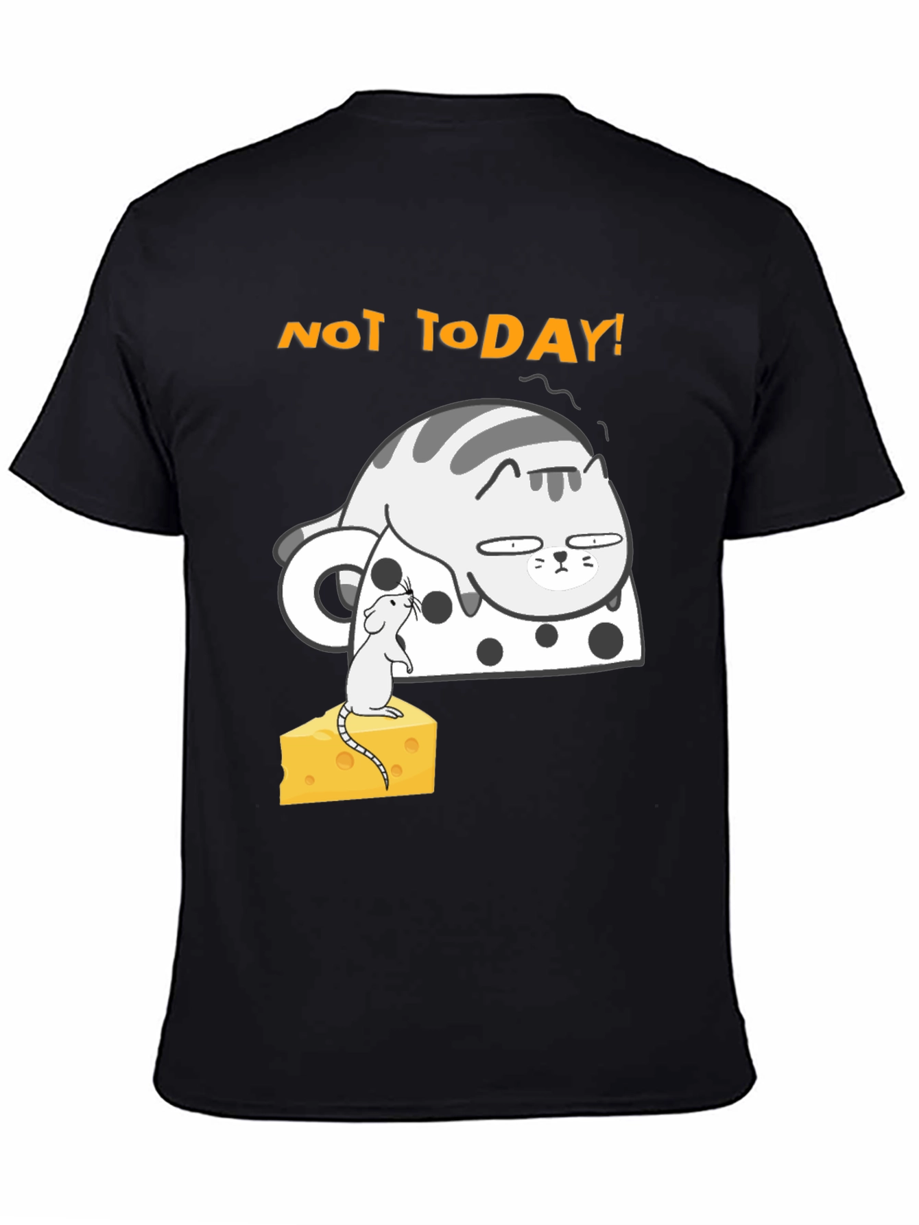 Not Today Cat T-Shirt - Funny Graphic Tee