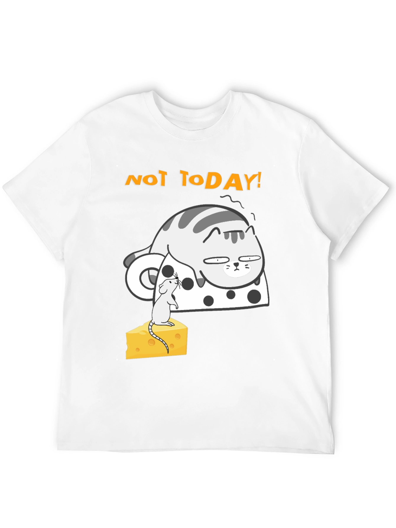 Not Today Cat T-Shirt - Funny Graphic Tee