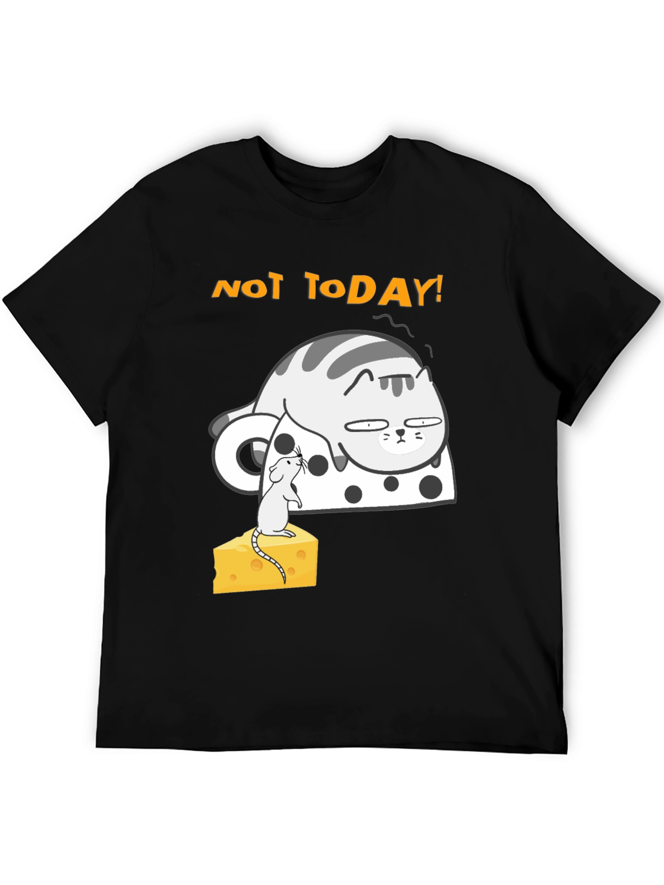 Not Today Cat T-Shirt - Funny Graphic Tee