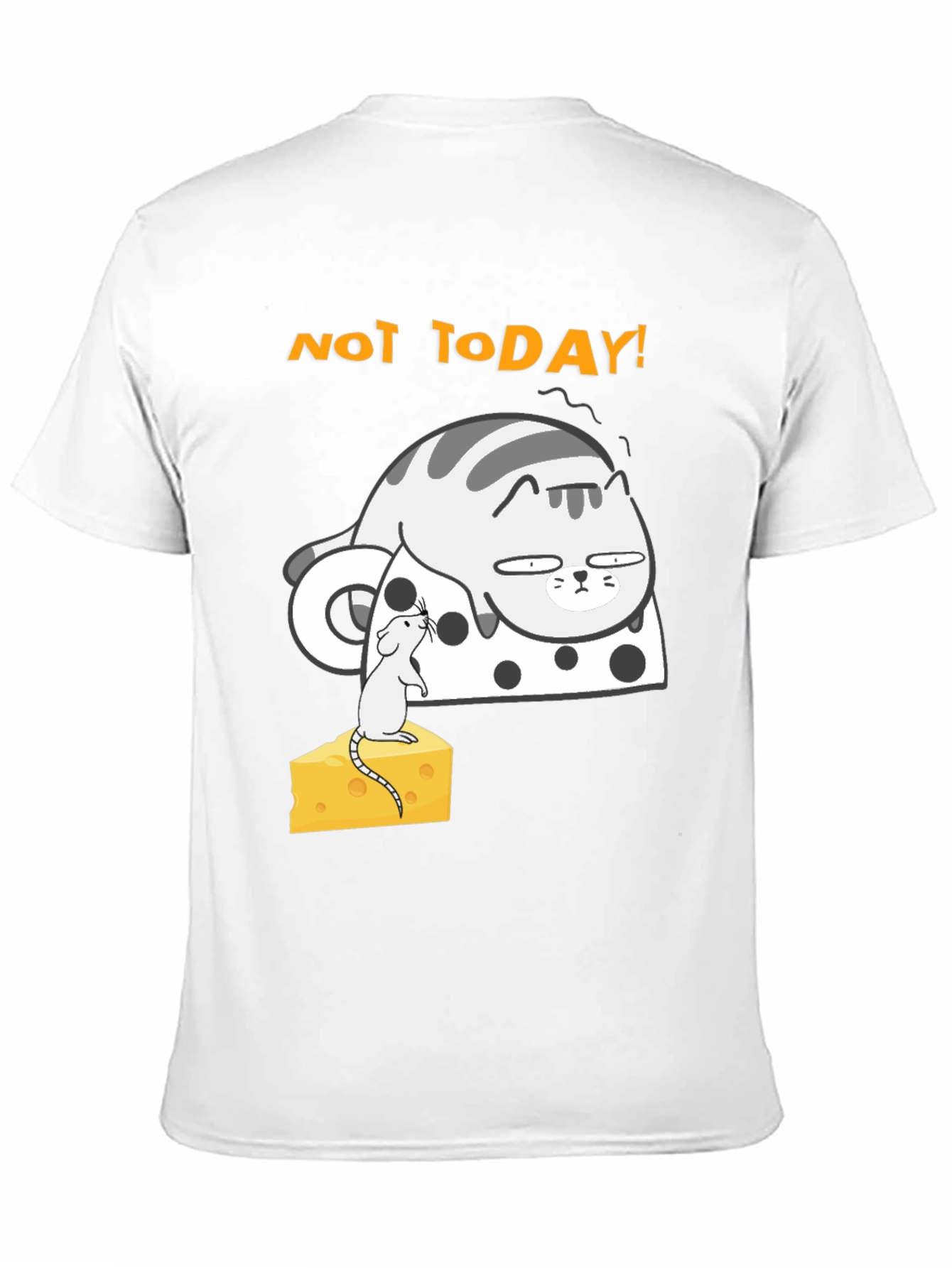 Not Today Cat T-Shirt - Funny Graphic Tee