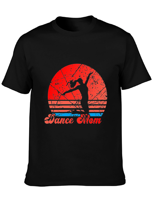 Dance Mom Retro Graphic Tee - Black Unisex T-Shirt