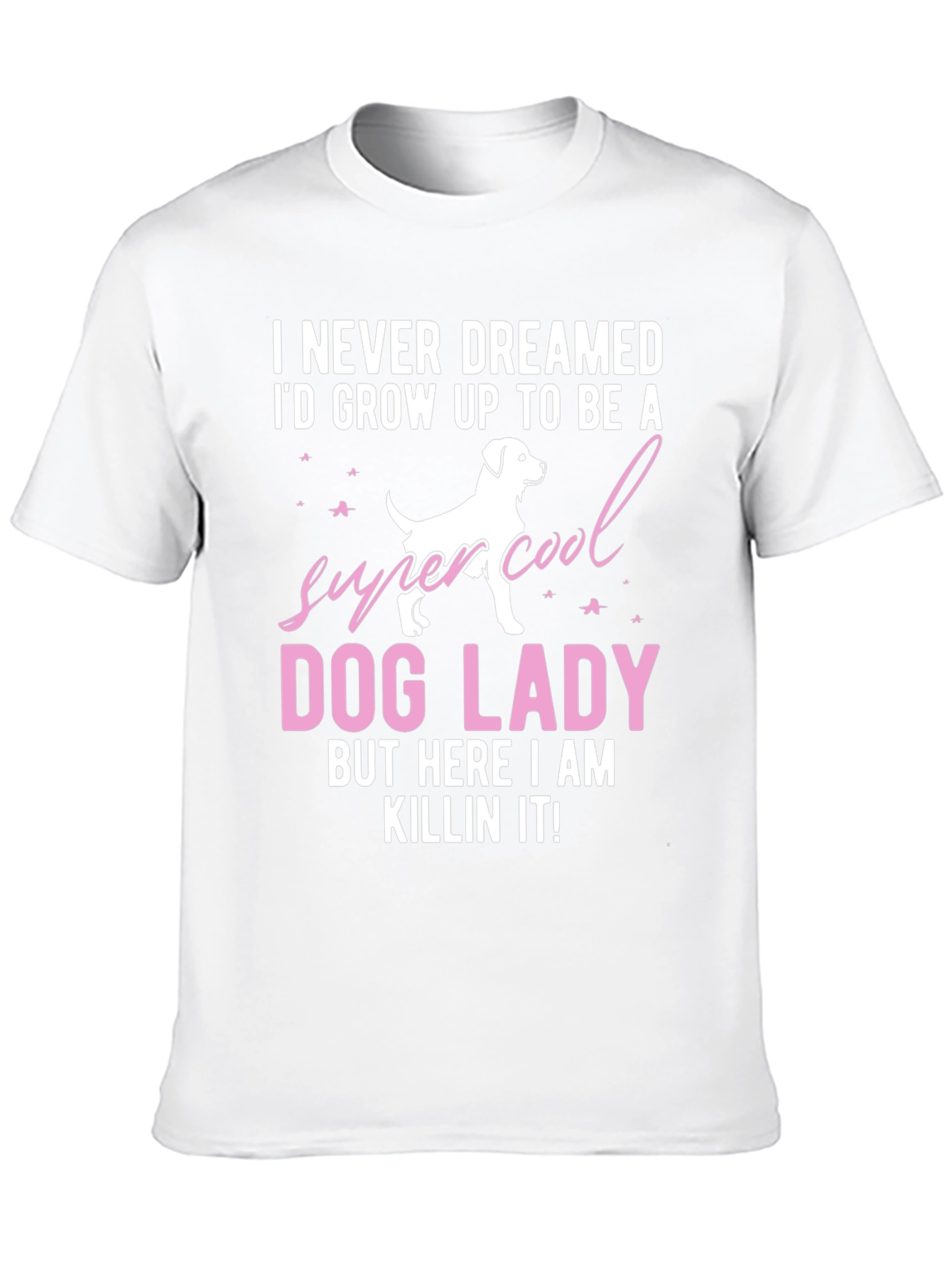 Super Cool Dog Lady T-Shirt - Novelty Graphic Tee