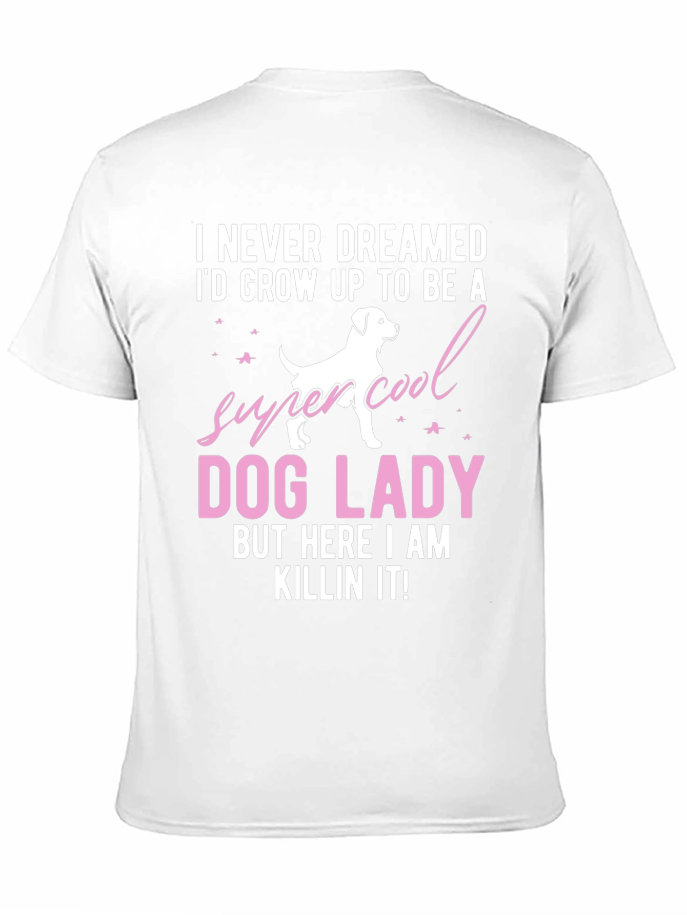 Super Cool Dog Lady T-Shirt - Novelty Graphic Tee