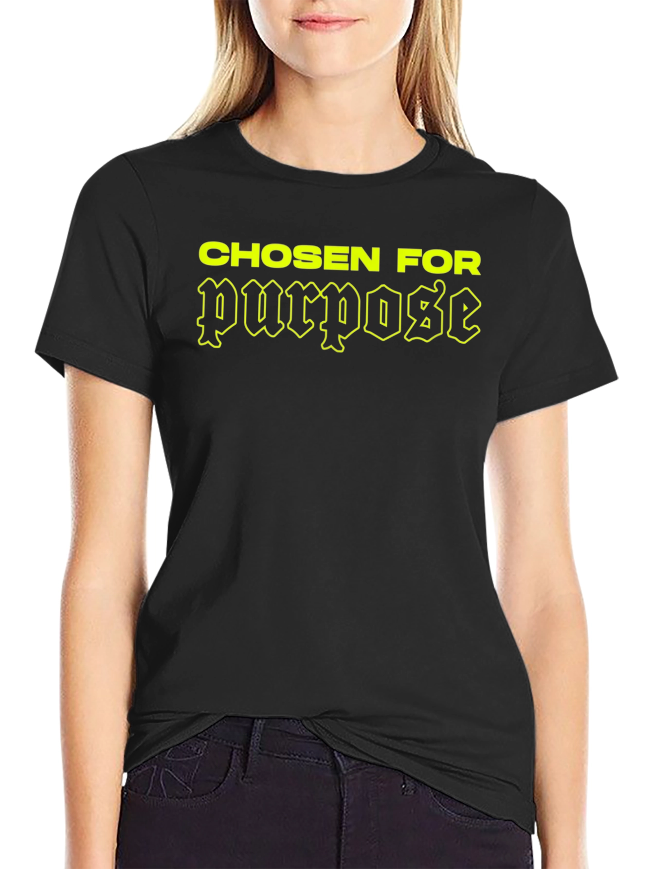 Chosen For Purpose Black T-Shirt