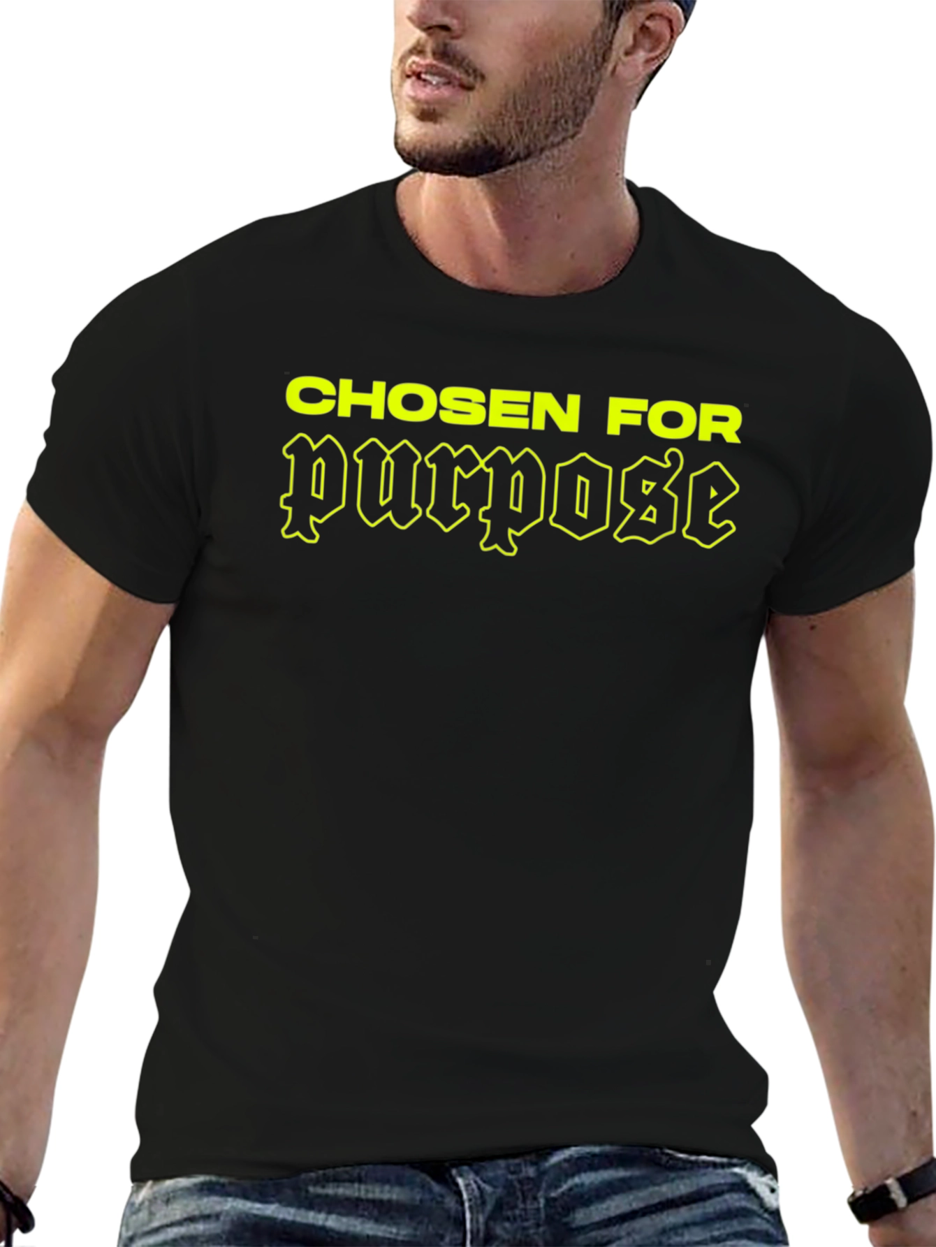 Chosen For Purpose Black T-Shirt