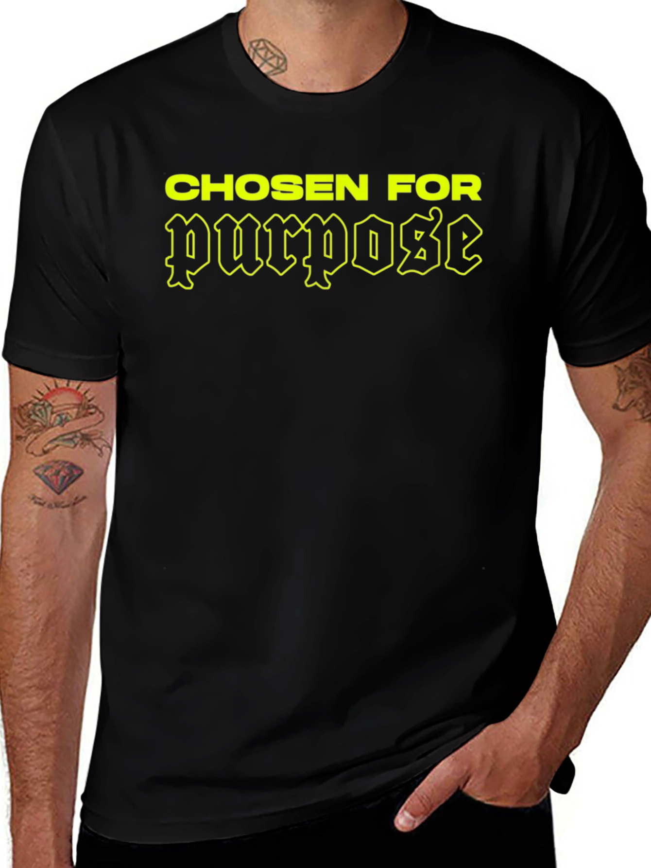 Chosen For Purpose Black T-Shirt