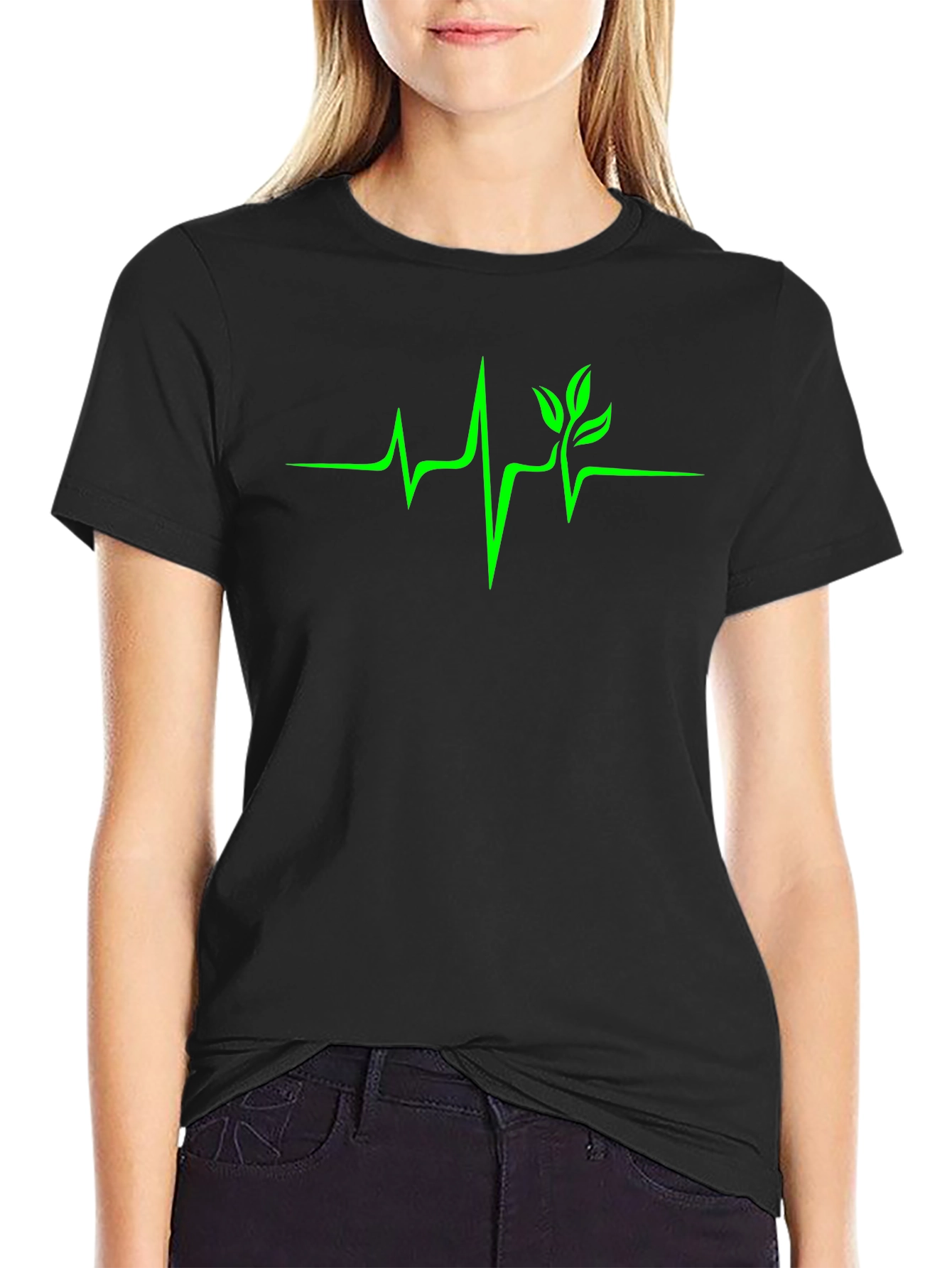 Natures Pulse Mens Black Graphic Tee