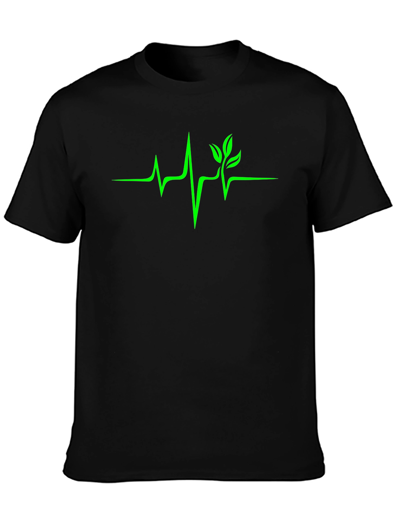 Natures Pulse Mens Black Graphic Tee