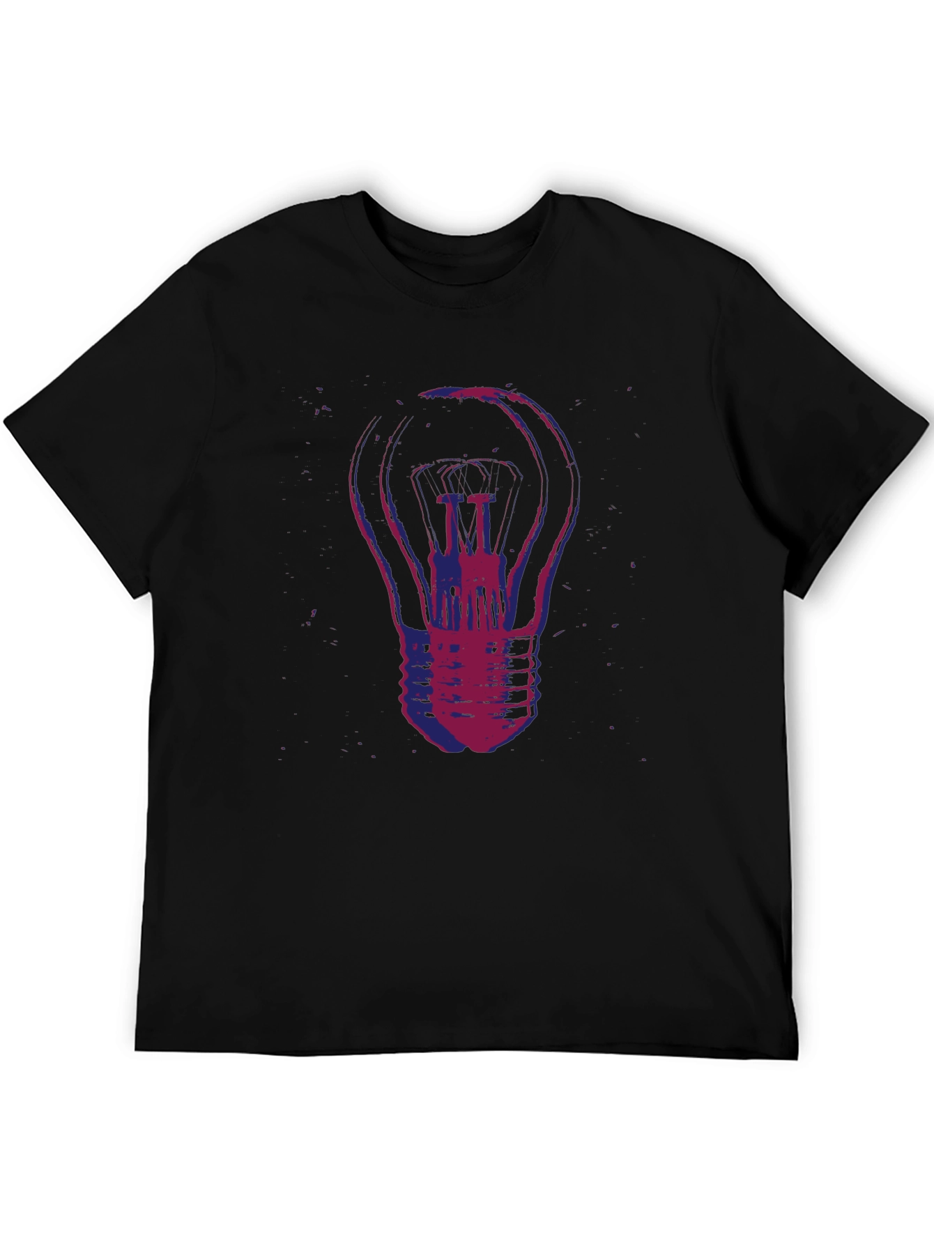 Light Bulb Graphic Tee - Unique Design