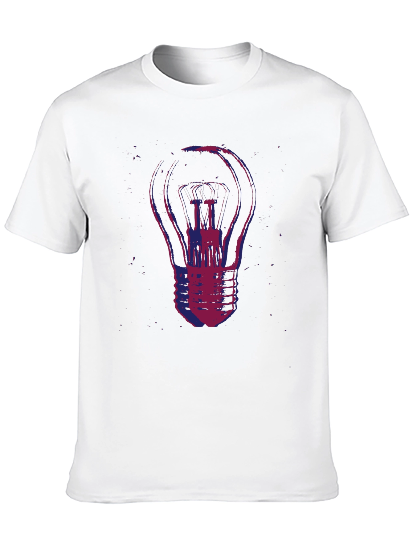 Light Bulb Graphic Tee - Unique Design