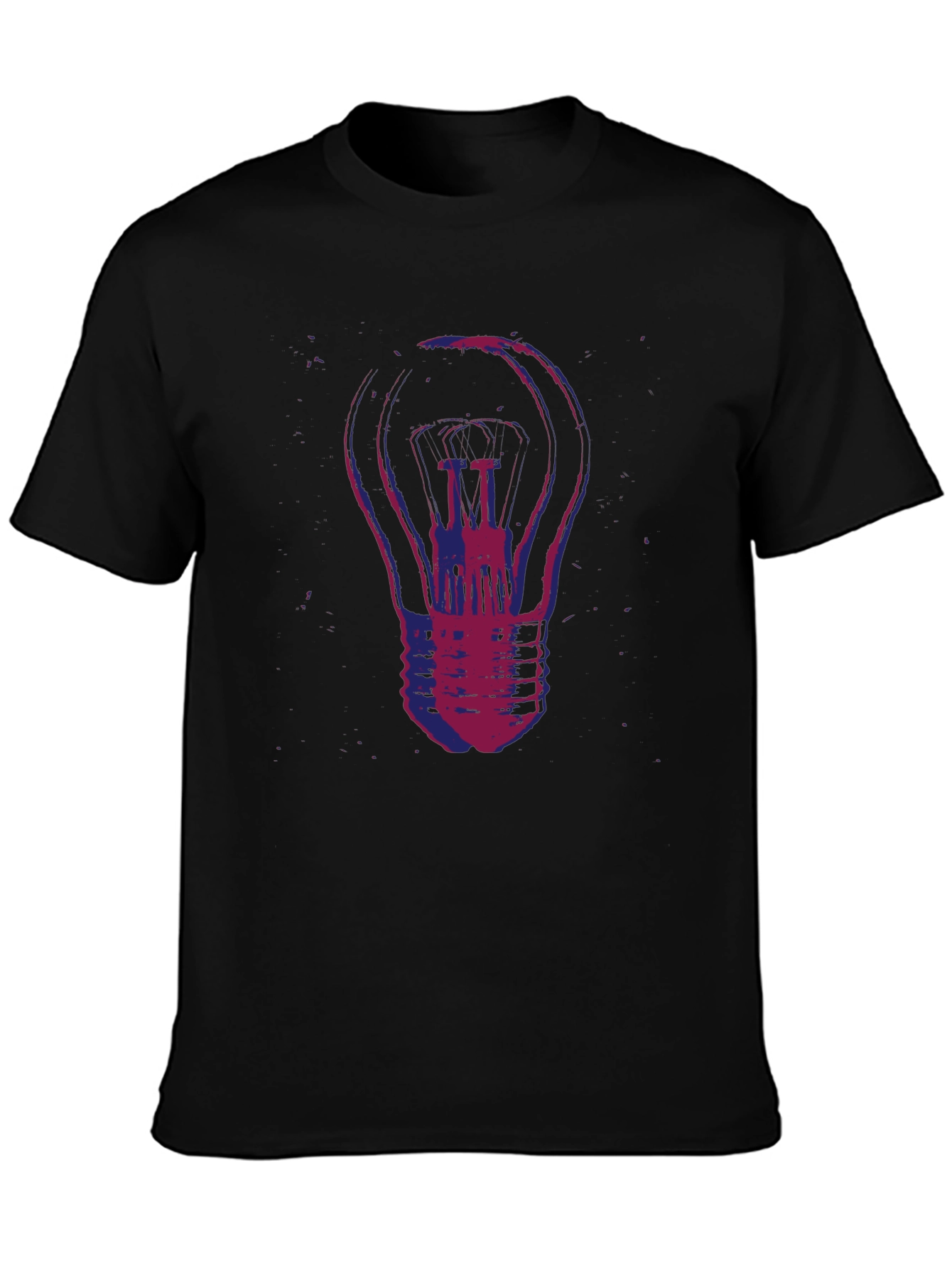 Light Bulb Graphic Tee - Unique Design