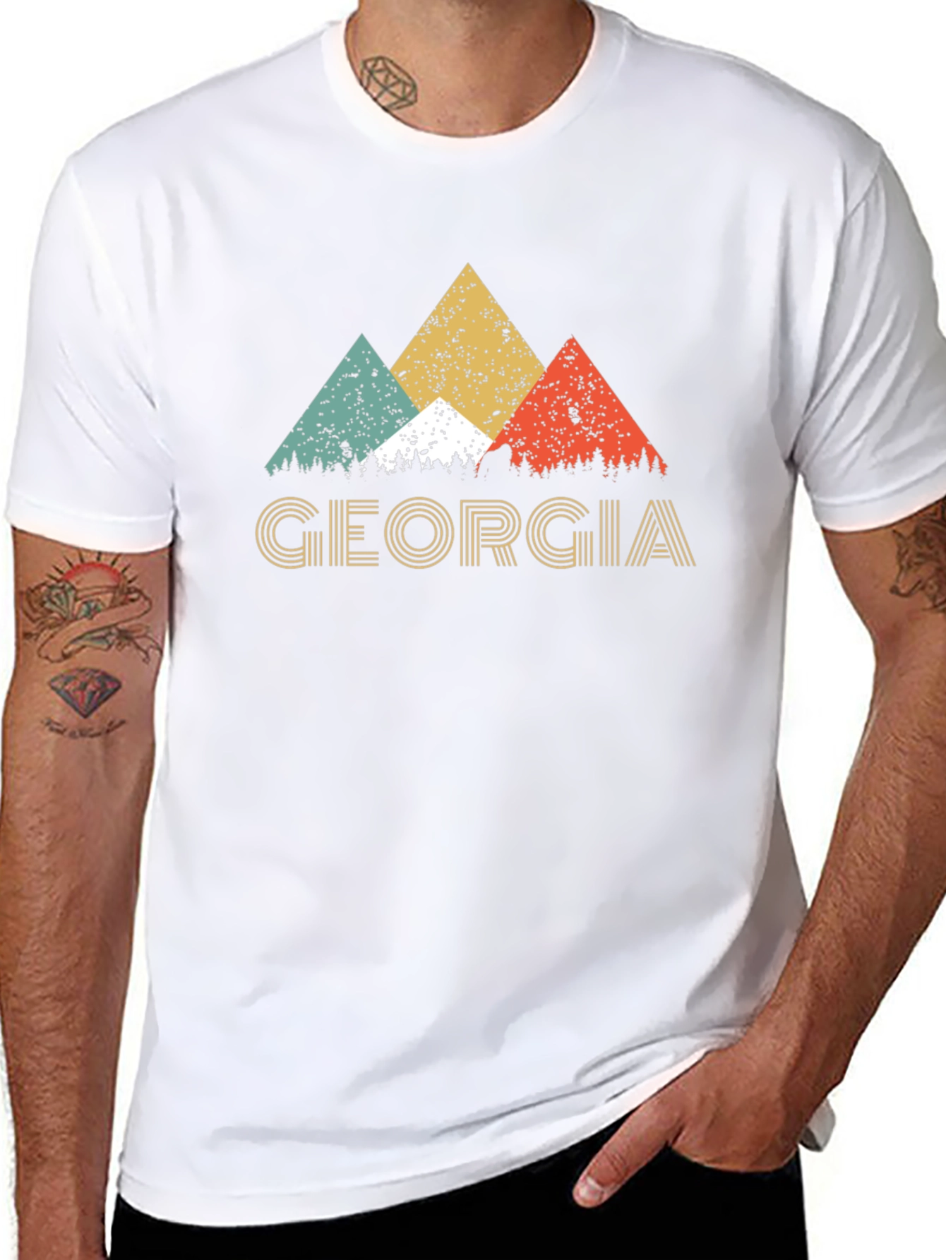 Retro Georgia Mountains T-Shirt