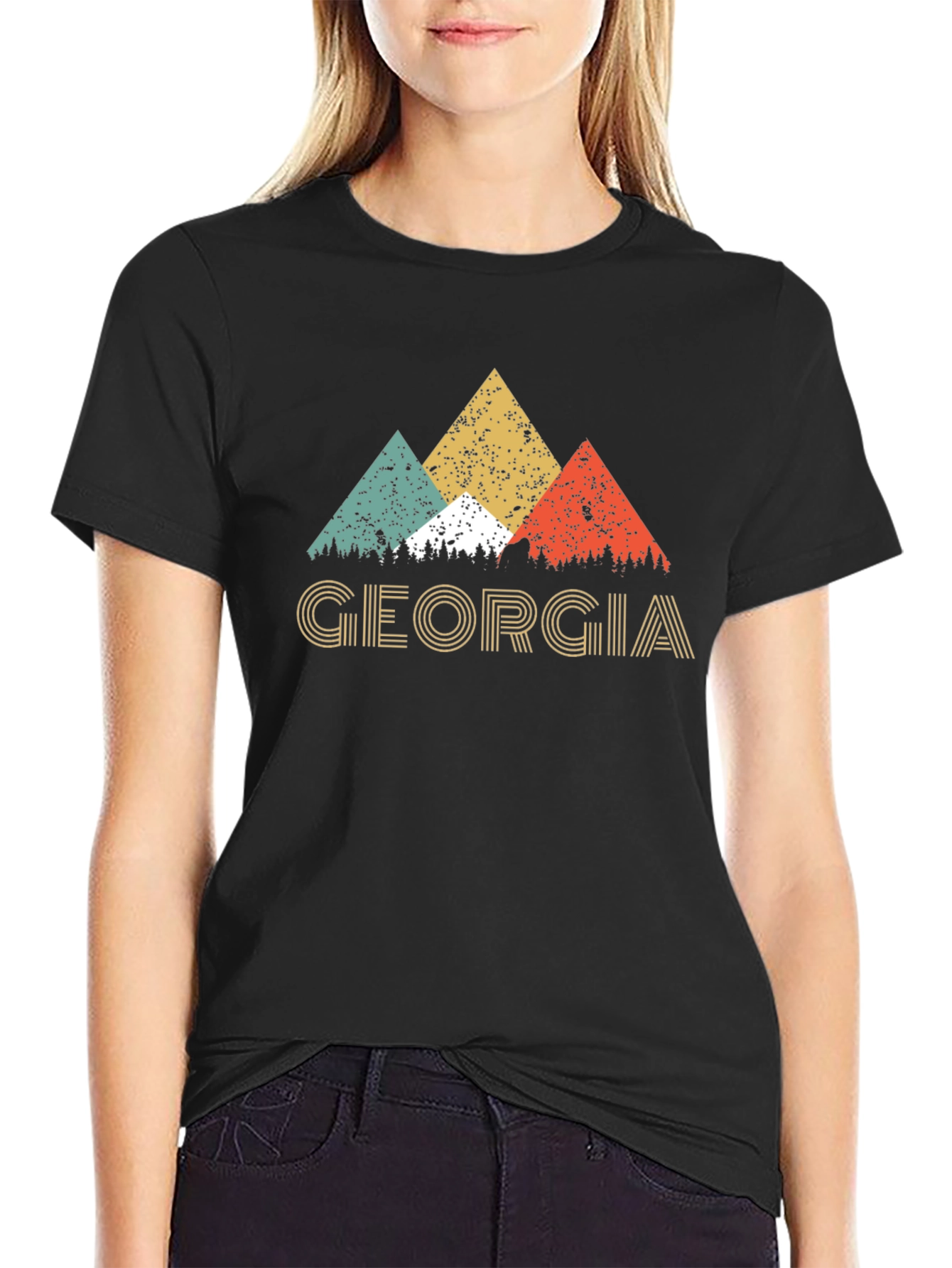 Retro Georgia Mountains T-Shirt