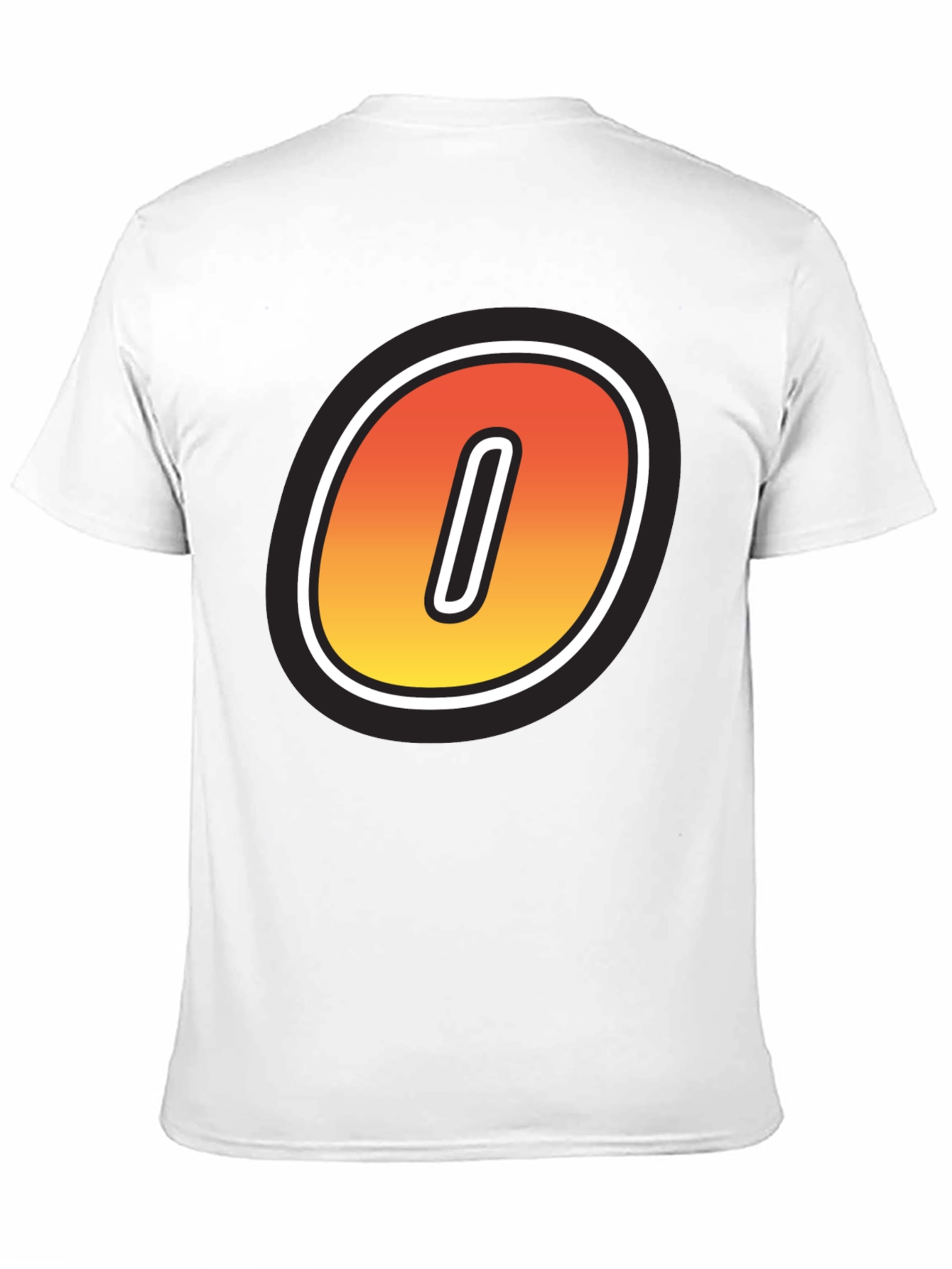 Fiery O Graphic Tee - Bold Statement Shirt