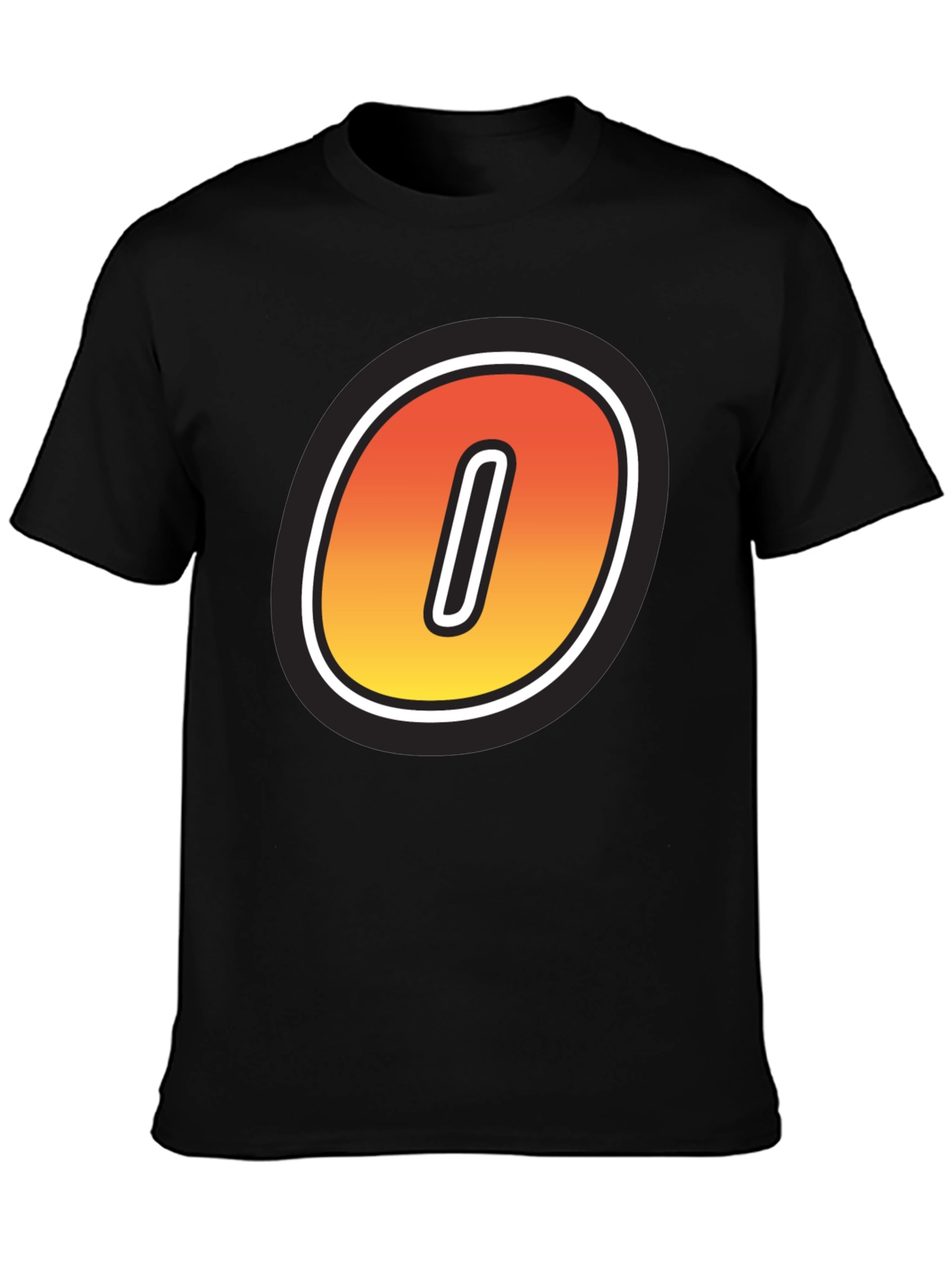 Fiery O Graphic Tee - Bold Statement Shirt