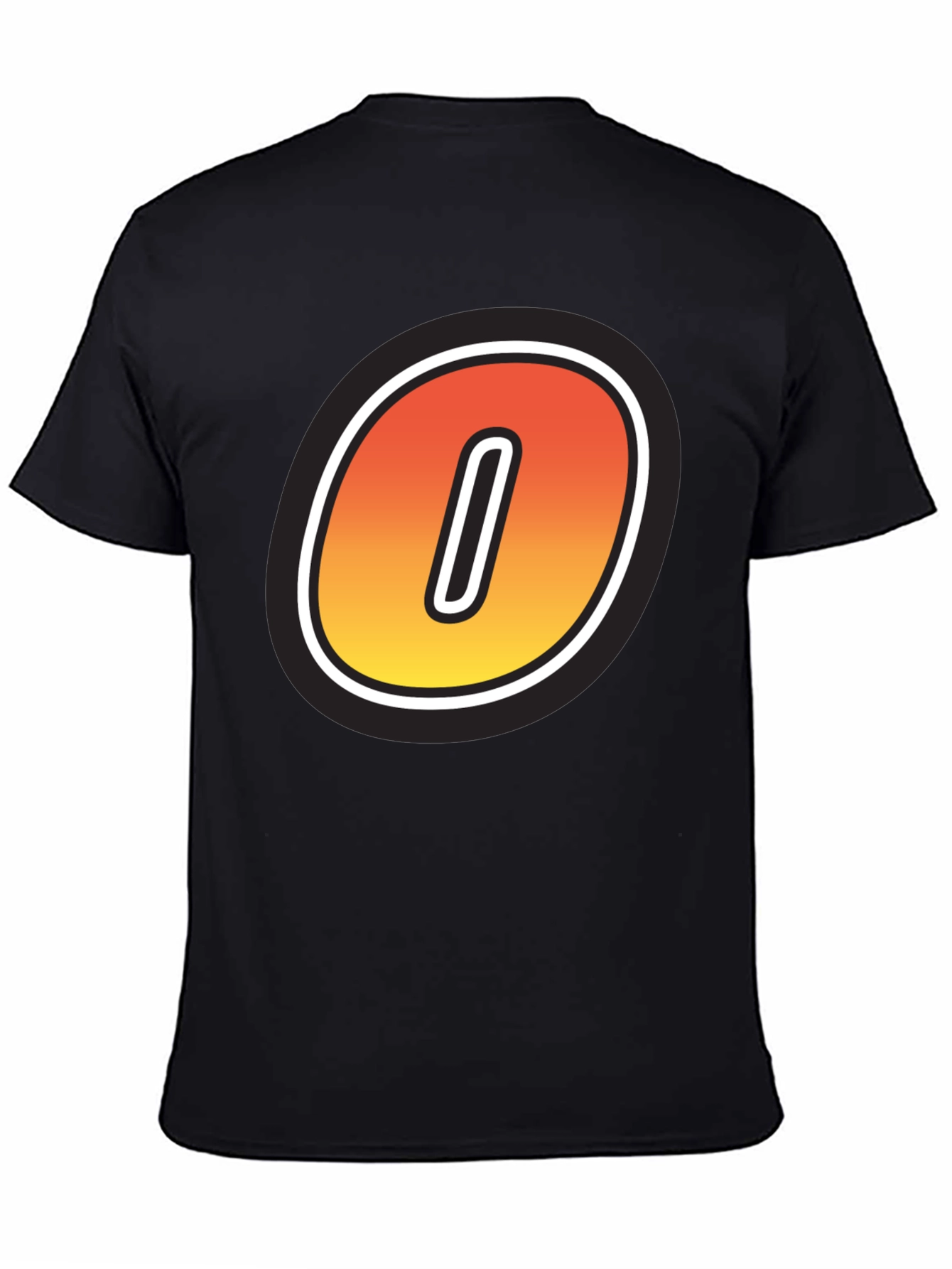 Fiery O Graphic Tee - Bold Statement Shirt