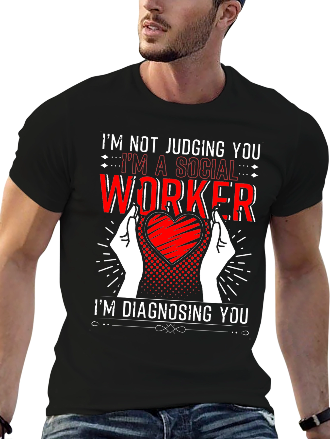 Social Worker Diagnosis Graphic Tee