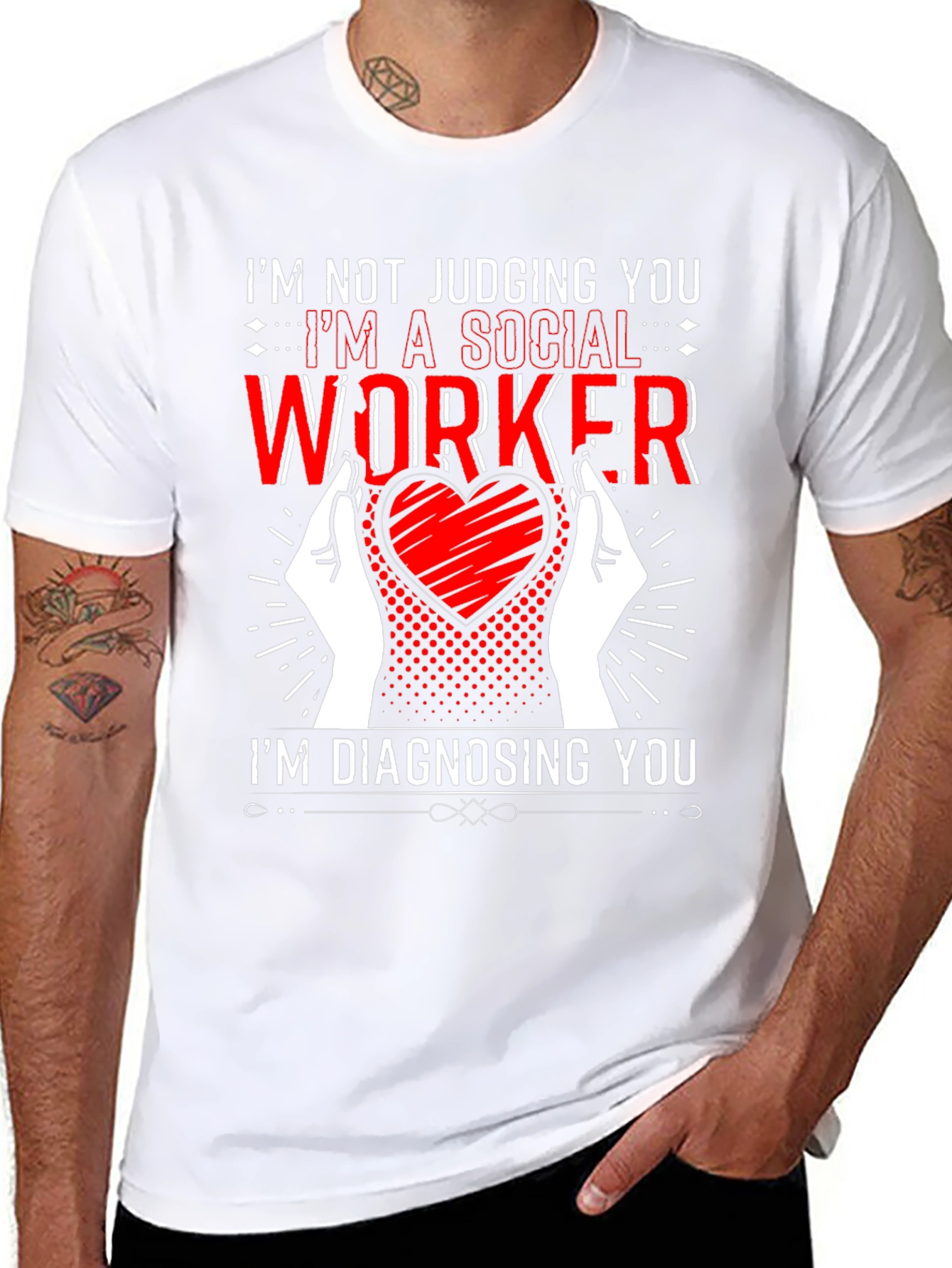 Social Worker Diagnosis Graphic Tee