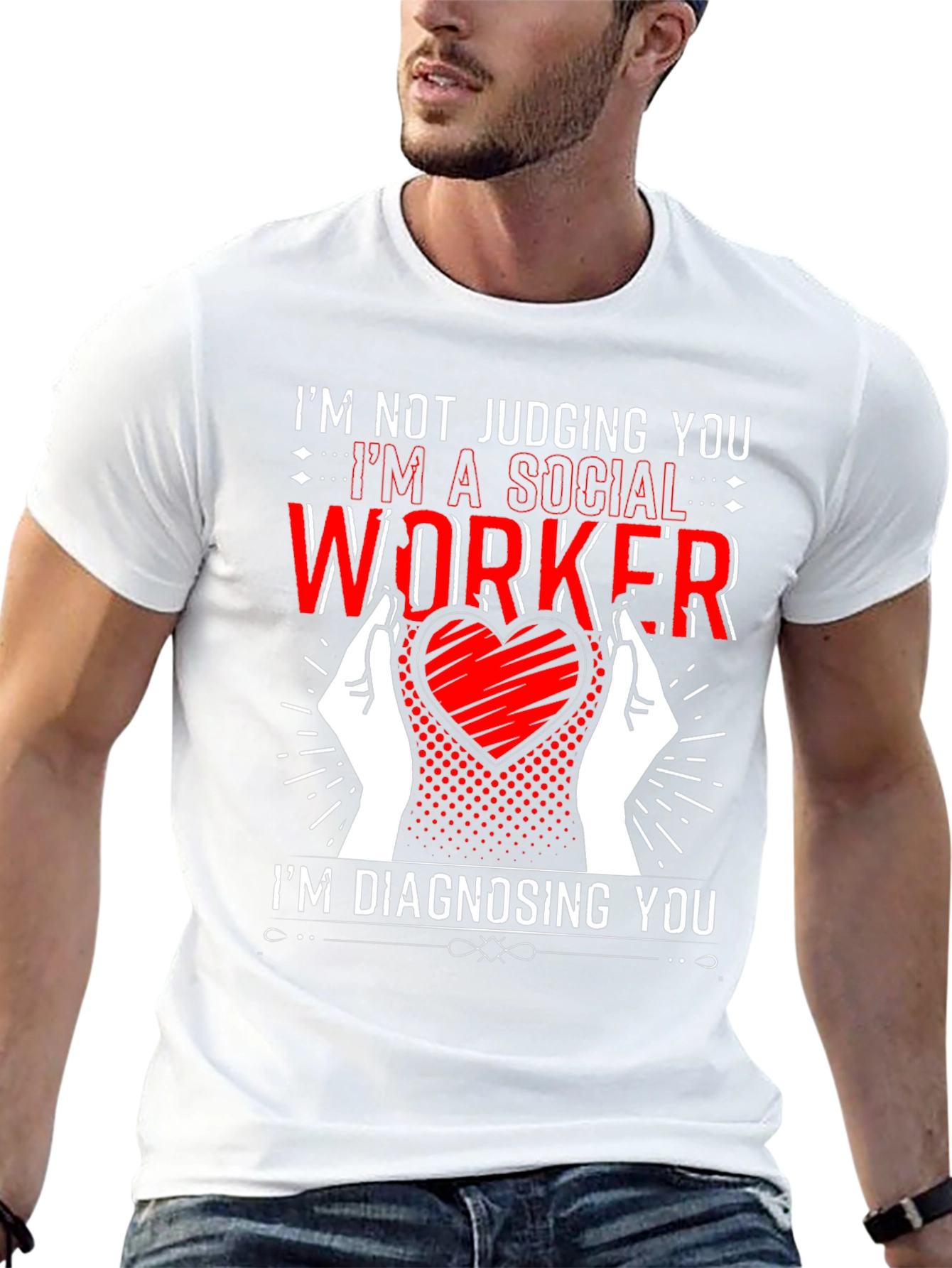 Social Worker Diagnosis Graphic Tee