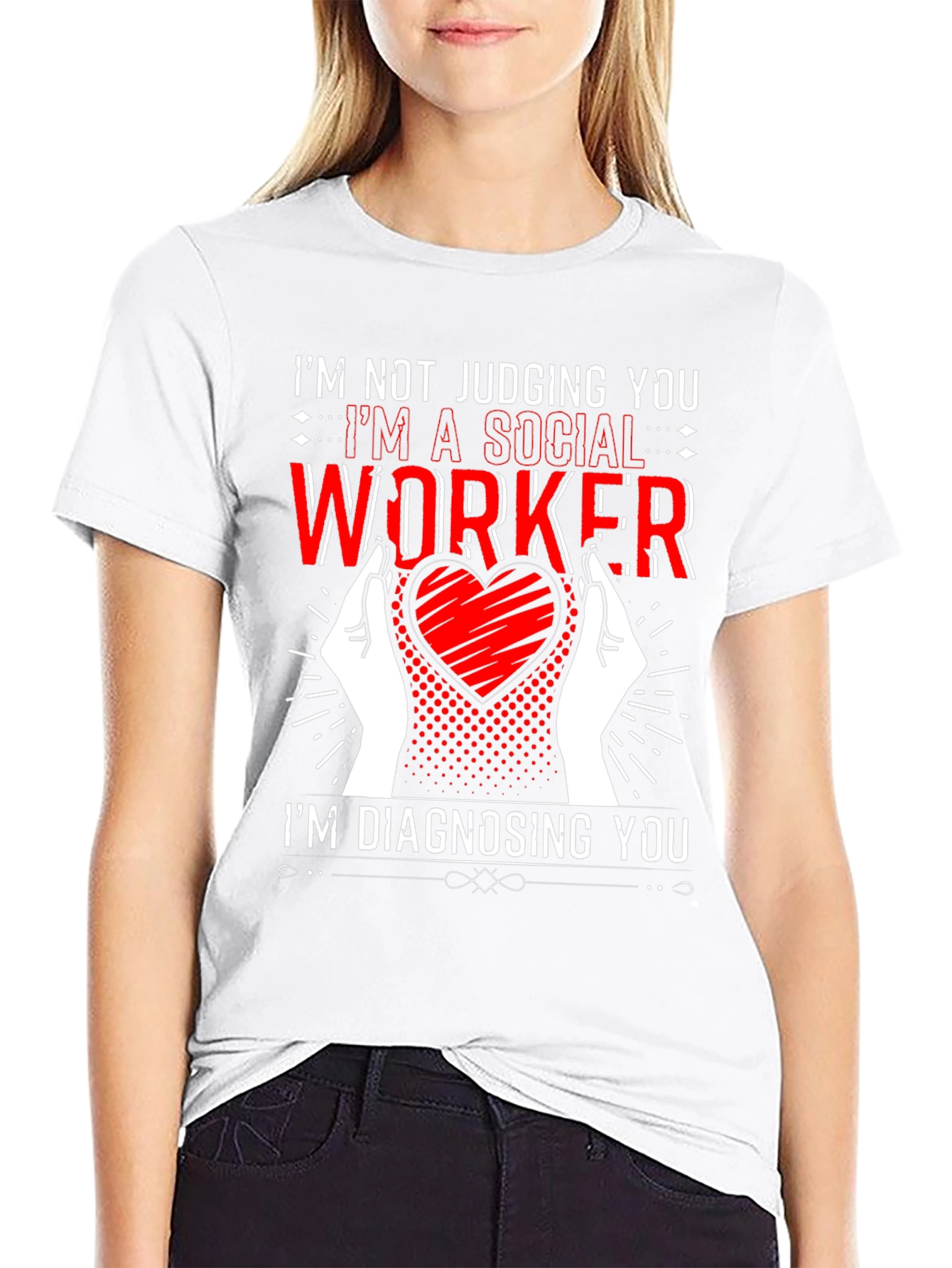 Social Worker Diagnosis Graphic Tee