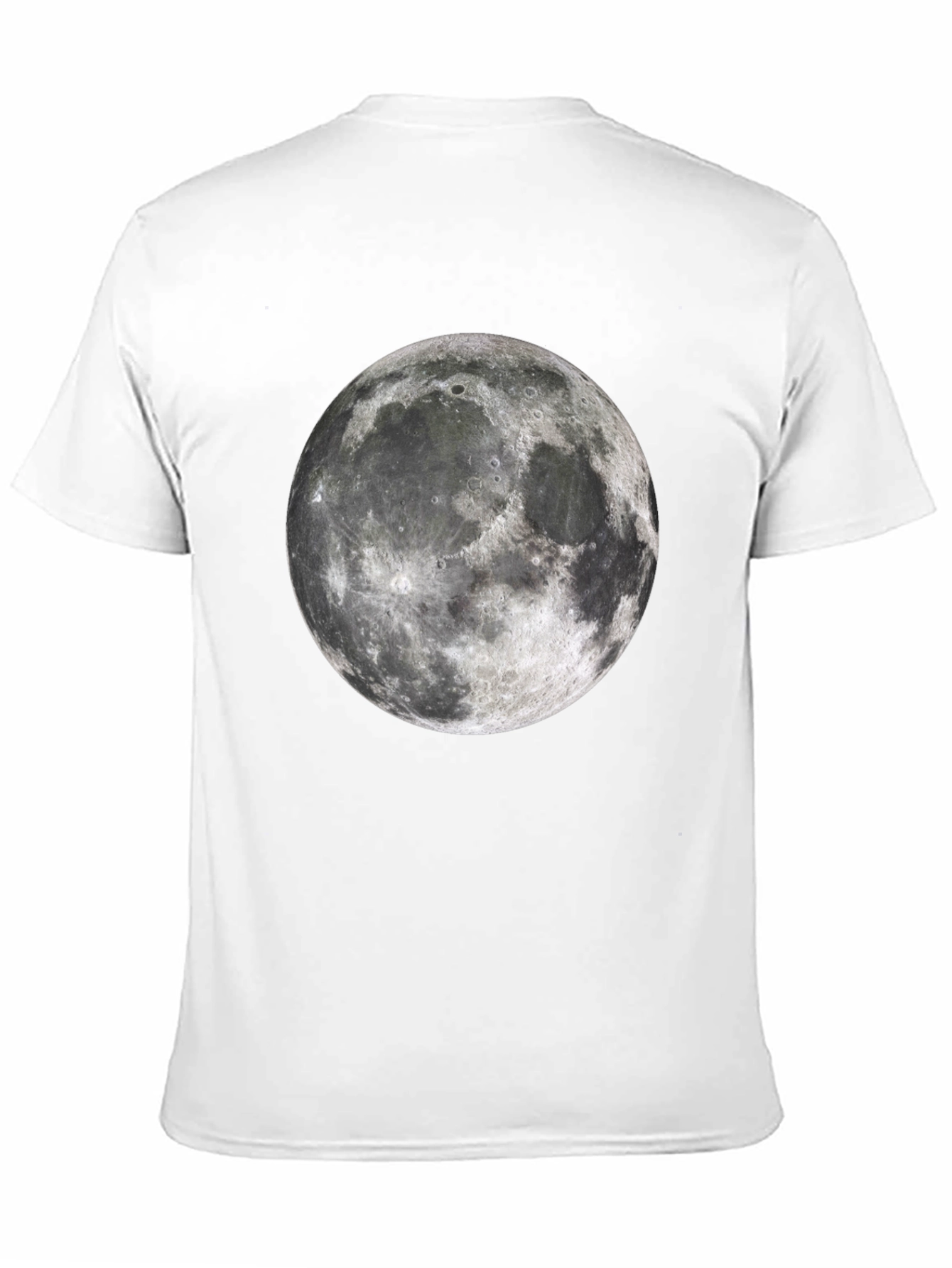 Moon Graphic T-Shirt - Black Cotton Lunar Tee