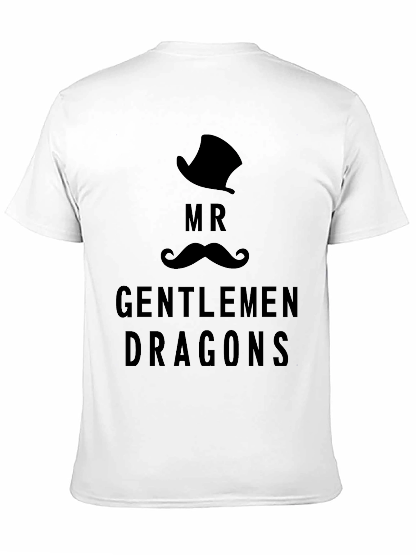 Mr. Gentlemen Dragons Graphic Black T-Shirt