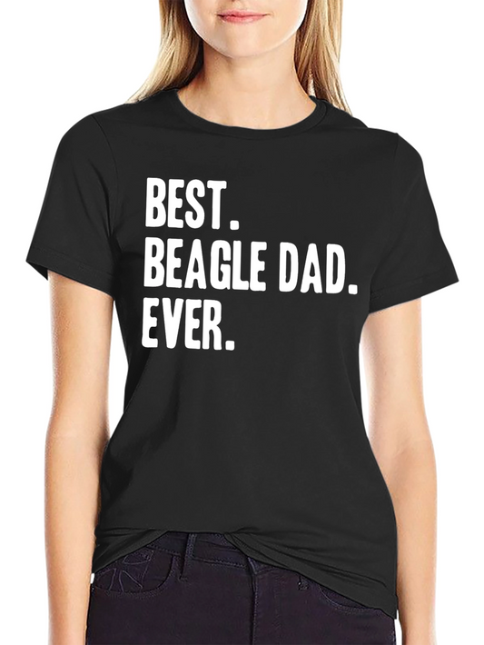 Best Beagle Dad Ever - Graphic T-Shirt