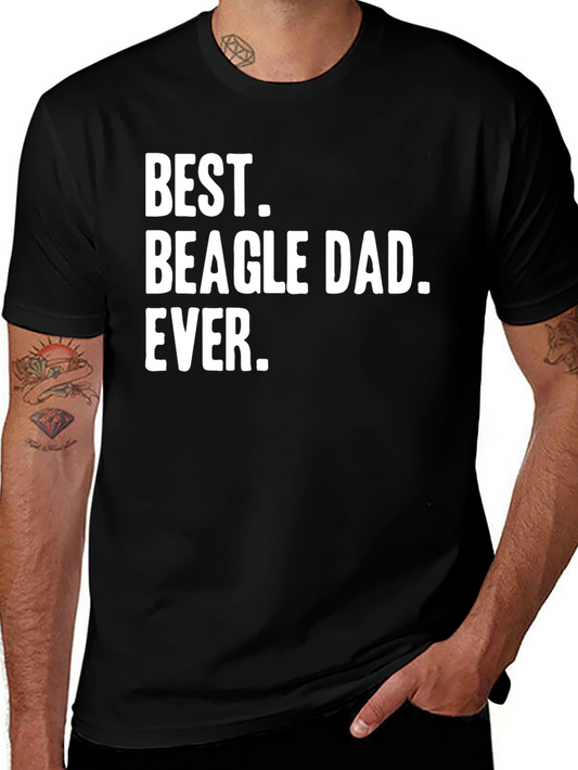 Best Beagle Dad Ever - Graphic T-Shirt