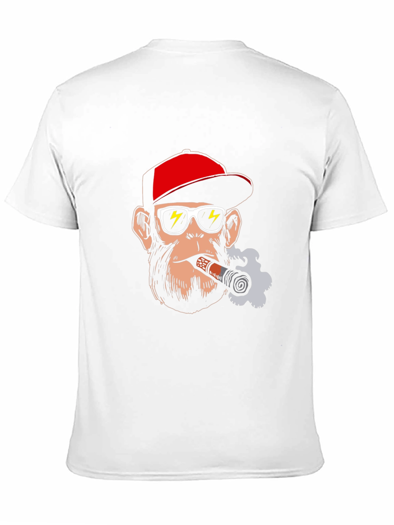 Cool Ape T-Shirt - Cigar Smoking Monkey Graphic Tee
