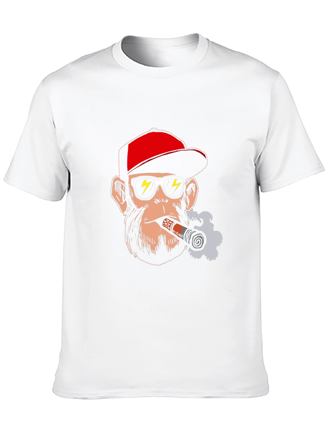 Cool Ape T-Shirt - Cigar Smoking Monkey Graphic Tee