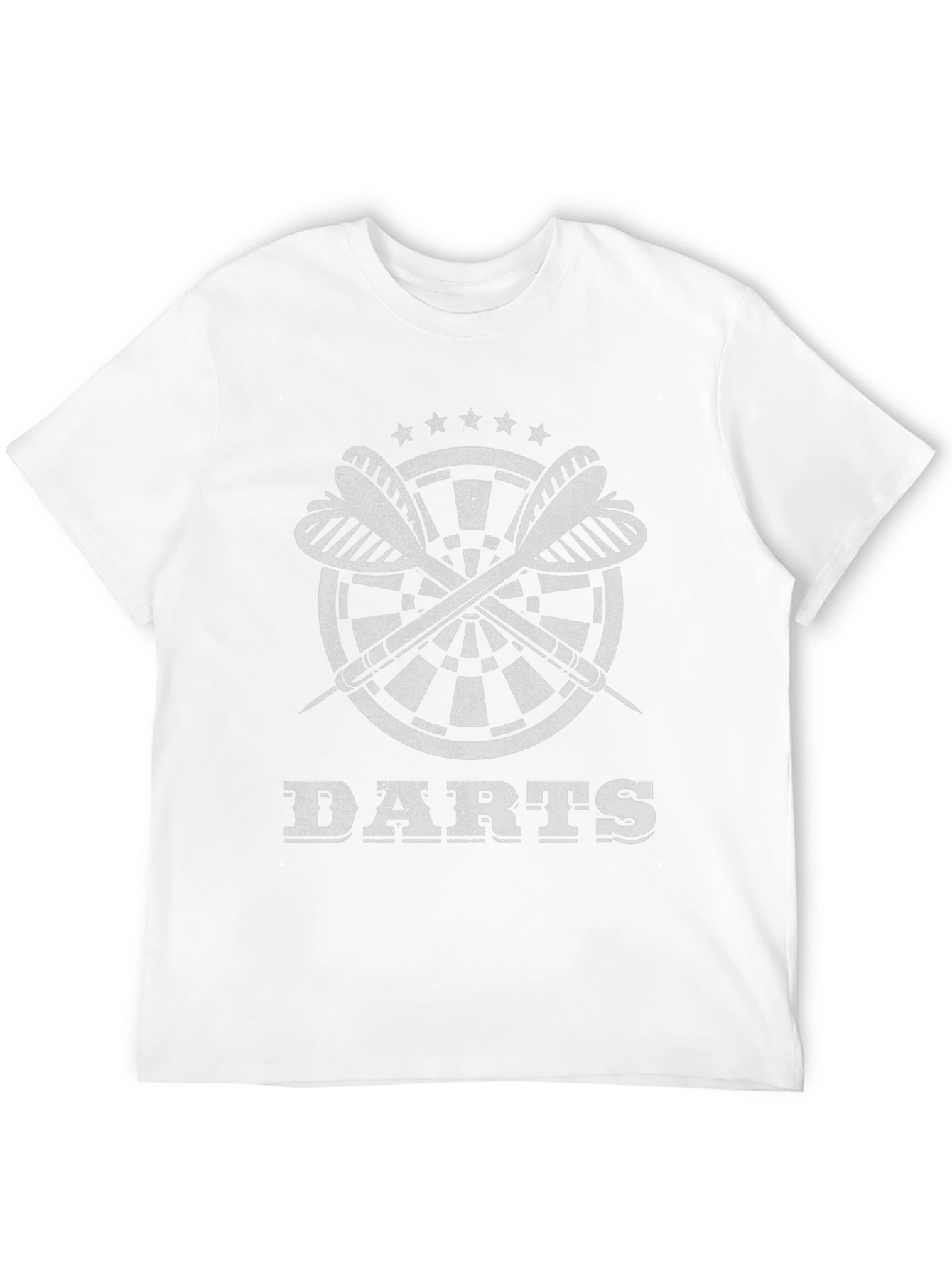 Darts Graphic Tee - Black Cotton T-Shirt