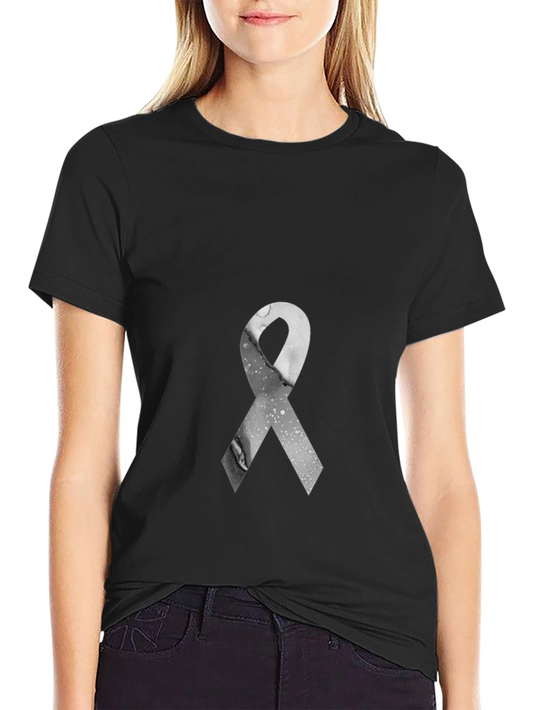 Awareness Ribbon Graphic Tee - Unisex Black T-Shirt